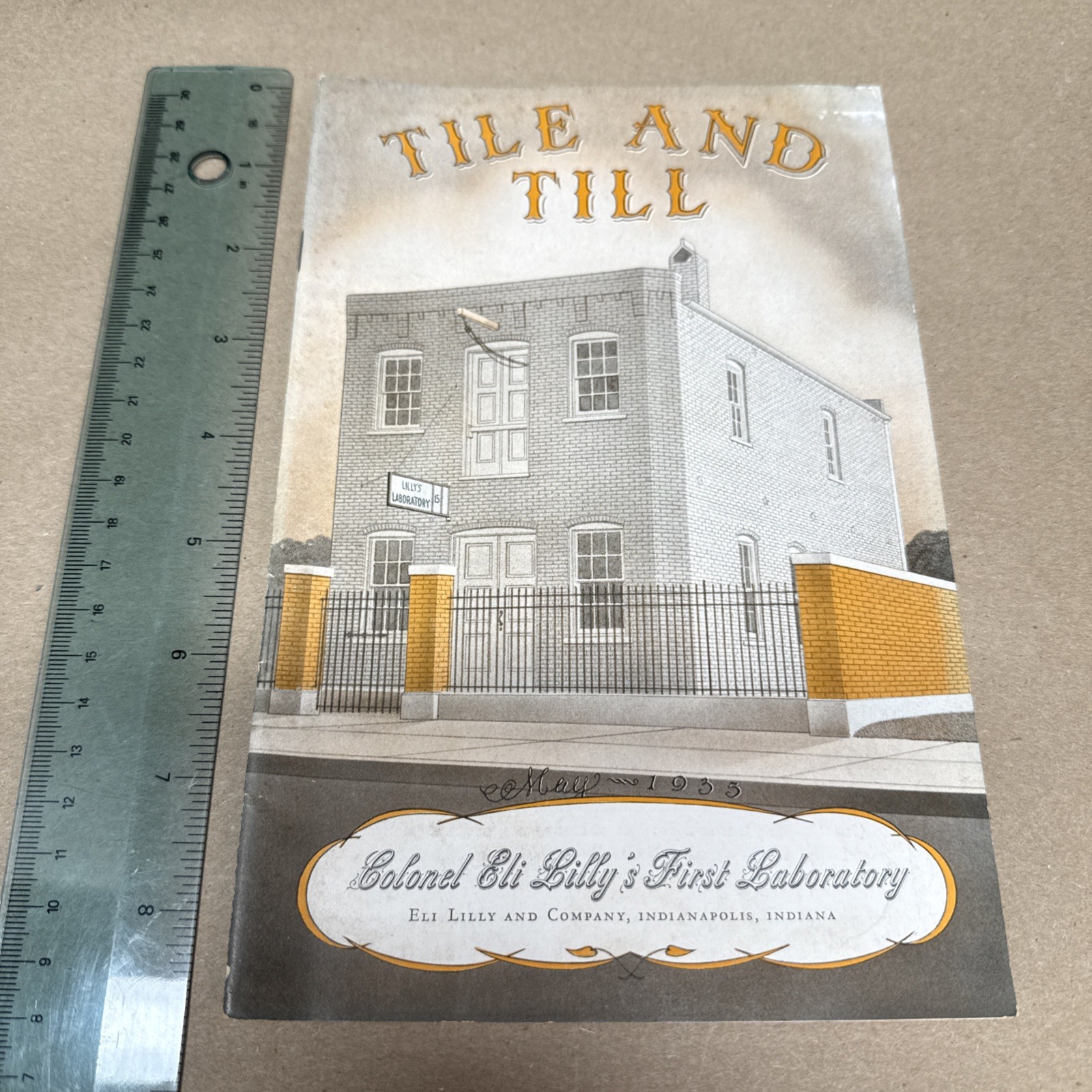 Tile And Till Magazine Eli Lilly And Company May 1935 Indianapolis Indiana