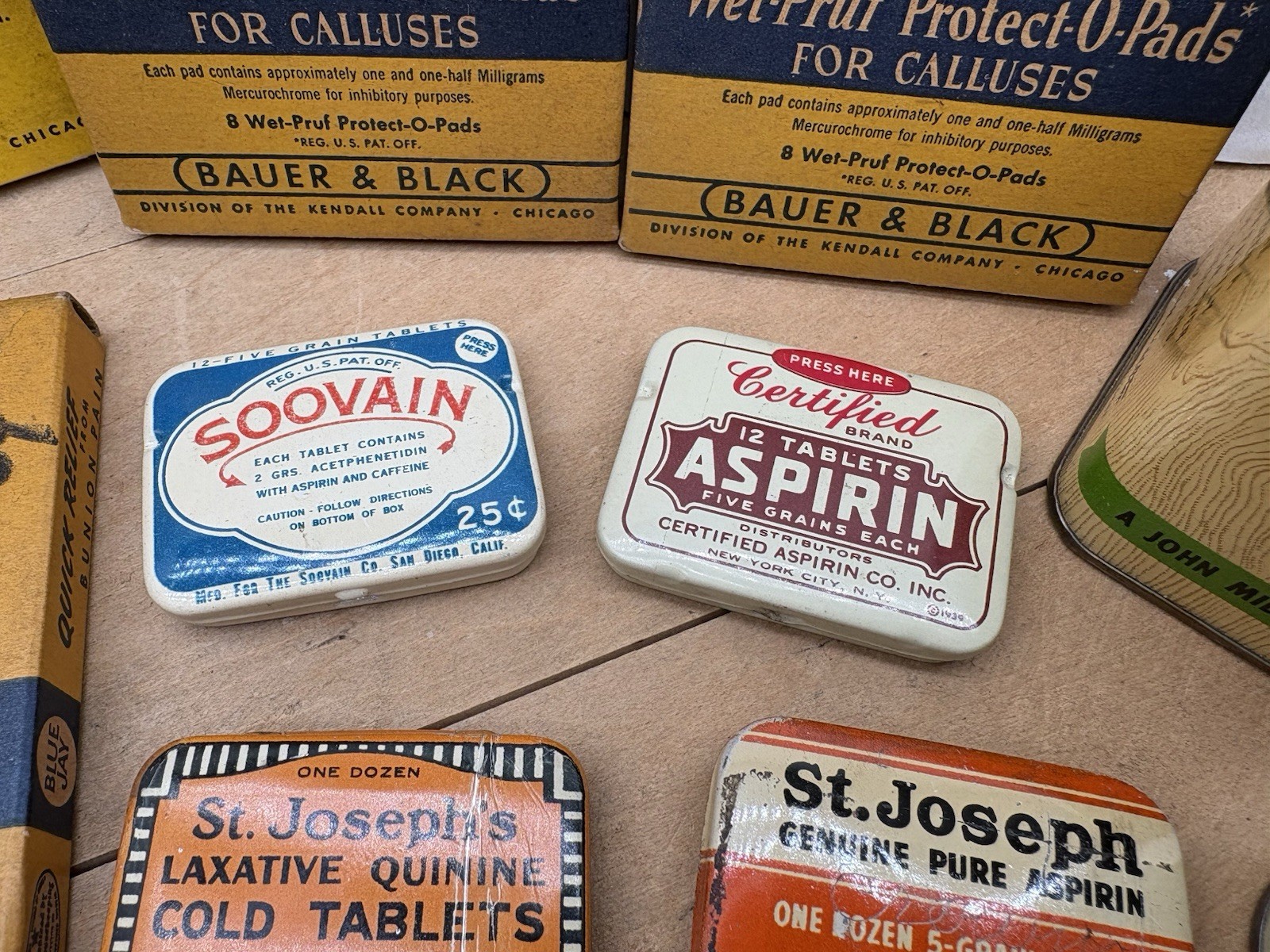 Vintage Pharmaceutical Collectibles 14 Pc Lot Ramon’s St. Joseph Blue Jay