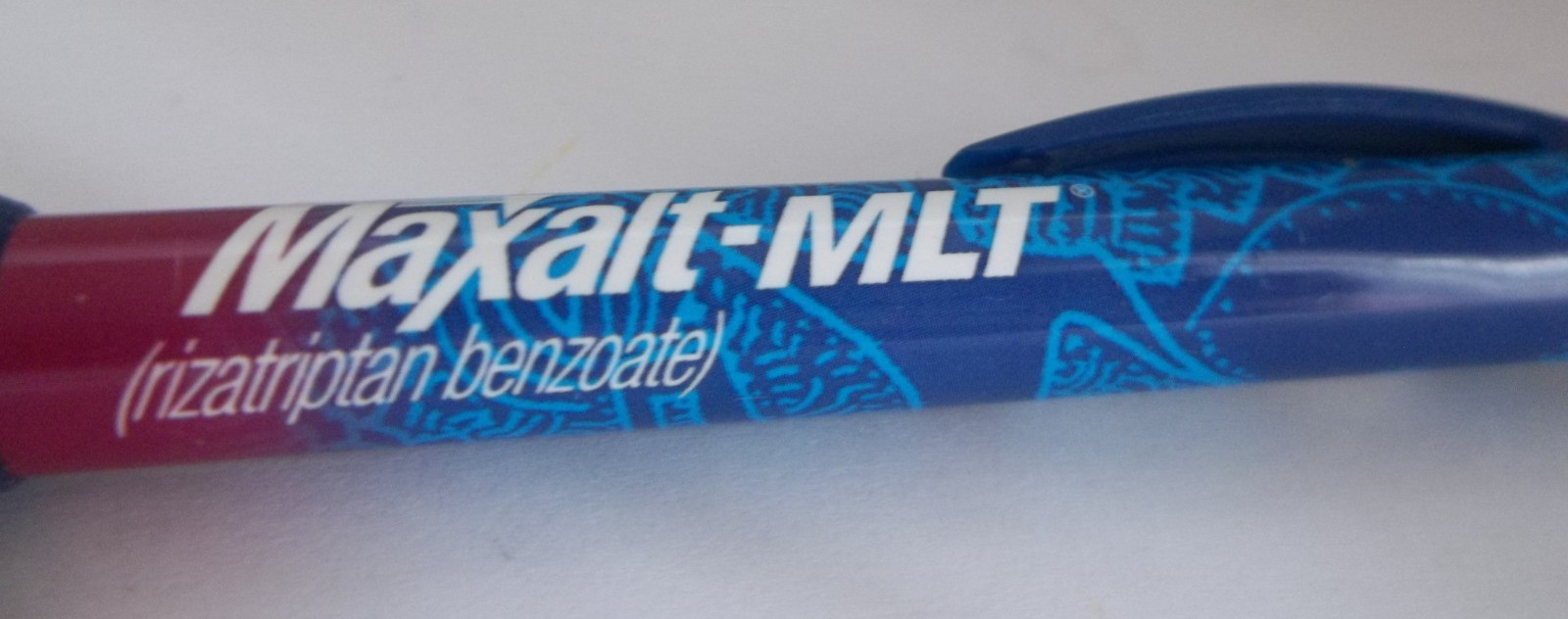 MAXALT-MLT Promotional Pen Plastic Medium Weight Pharma Advertising