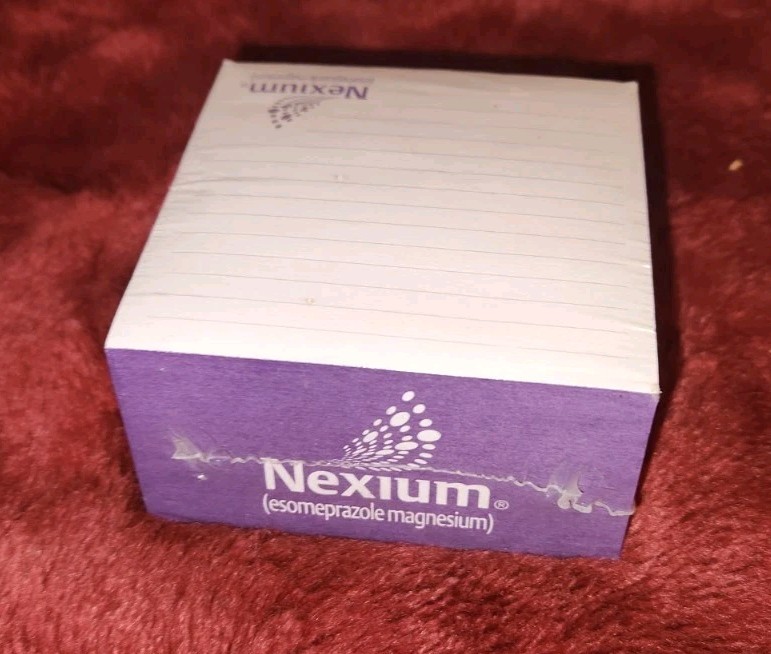 VTG New Sealed Nexium Post-It Note Pad Doctor Swag Drug Rp