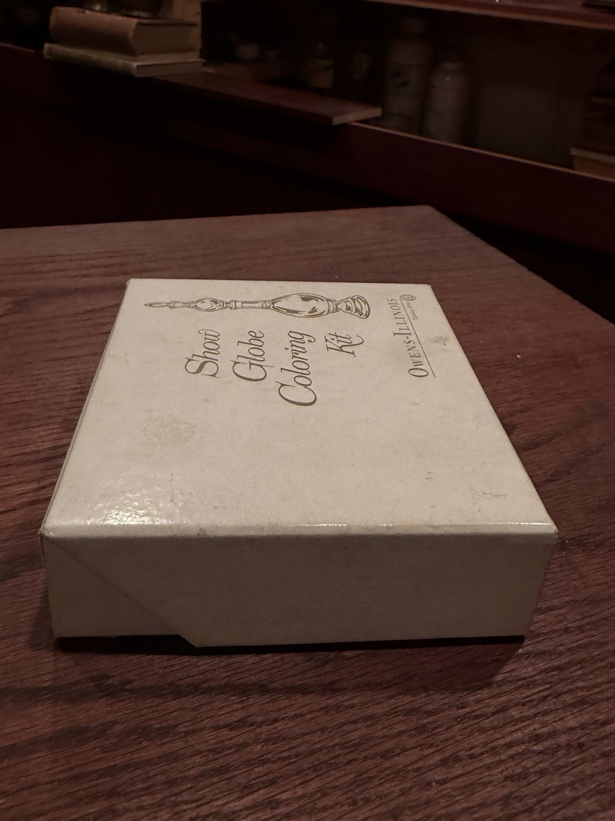 ~ RARE ~ Owen’s – Illinois Pharmacy / Apothecary Show Globe Coloring Kit