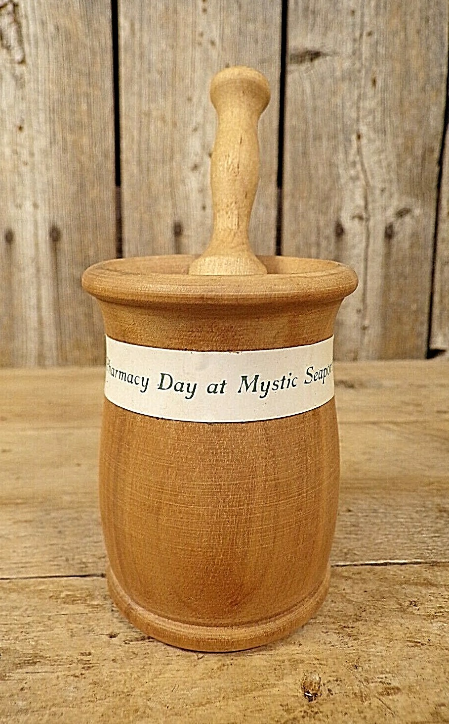 Vintage ~ Mini Mortar & Pestle ~ Pharmacy Day at Mystic Seaport ~ With Box