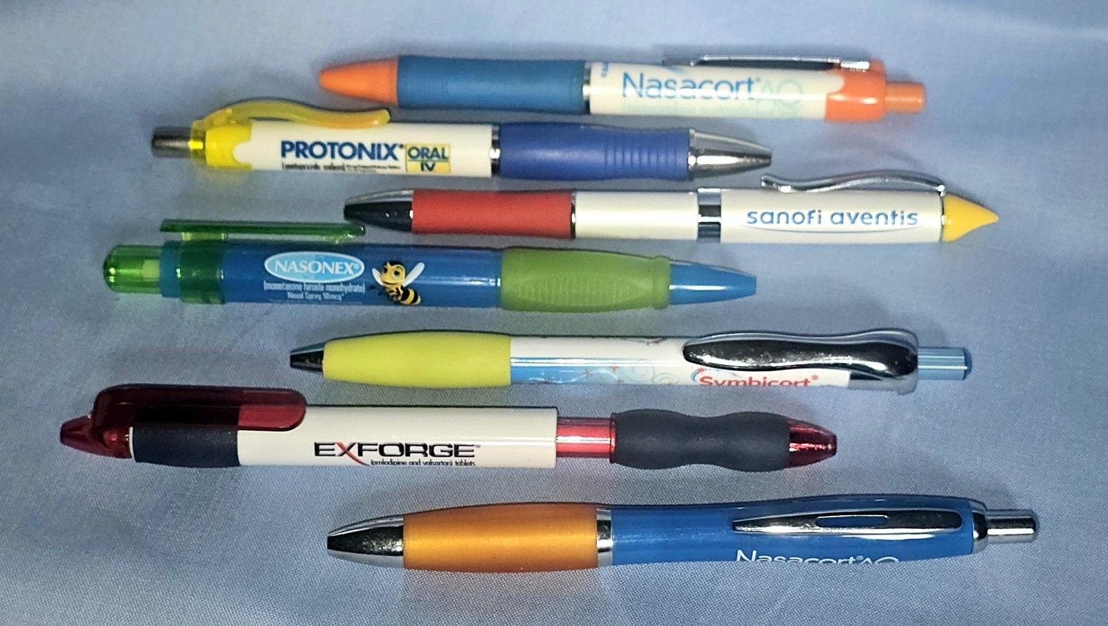 7 New Drug Rep Pharmaceutical Pen Nasacort Symbicort Exforge Nasonex Heavy Metal