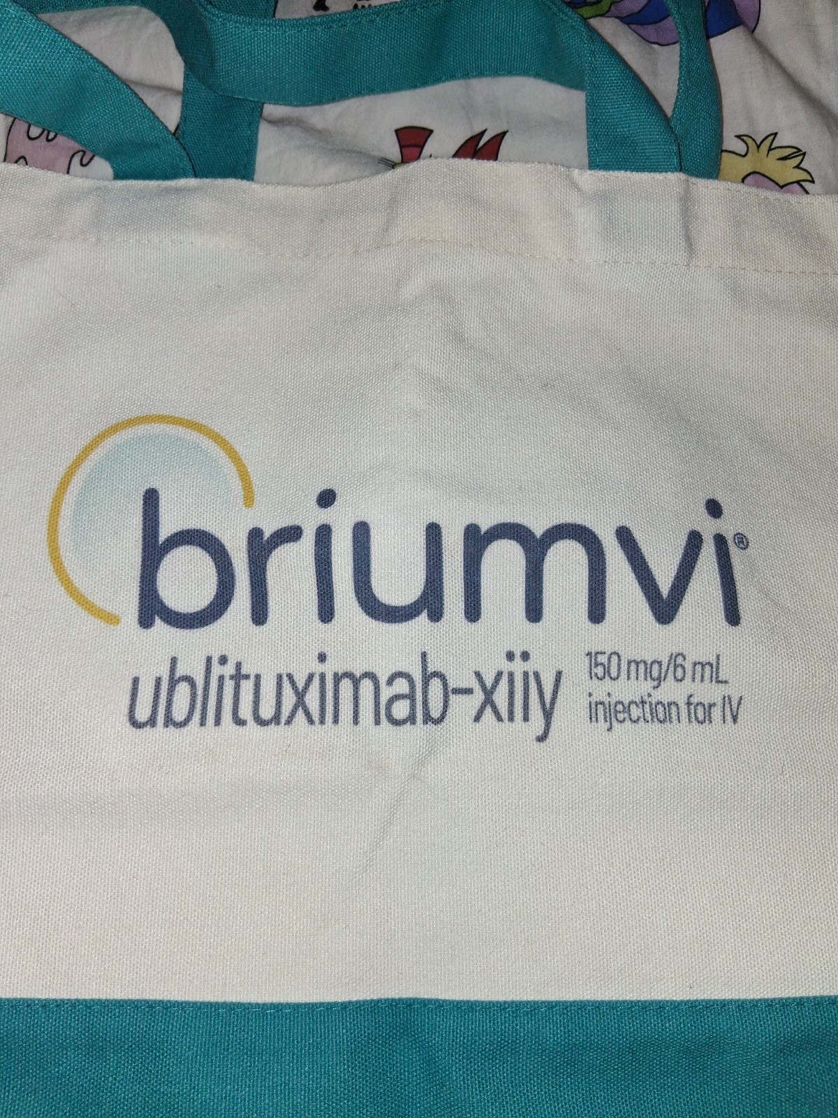 Vintage Briumvi Tote Bag Pharmaceutical Advertising