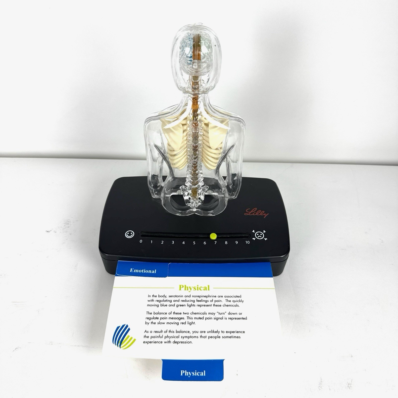 Lilly Light Up Display Pharmaceutical Pharma Design 2004 Drug *Partially Works*