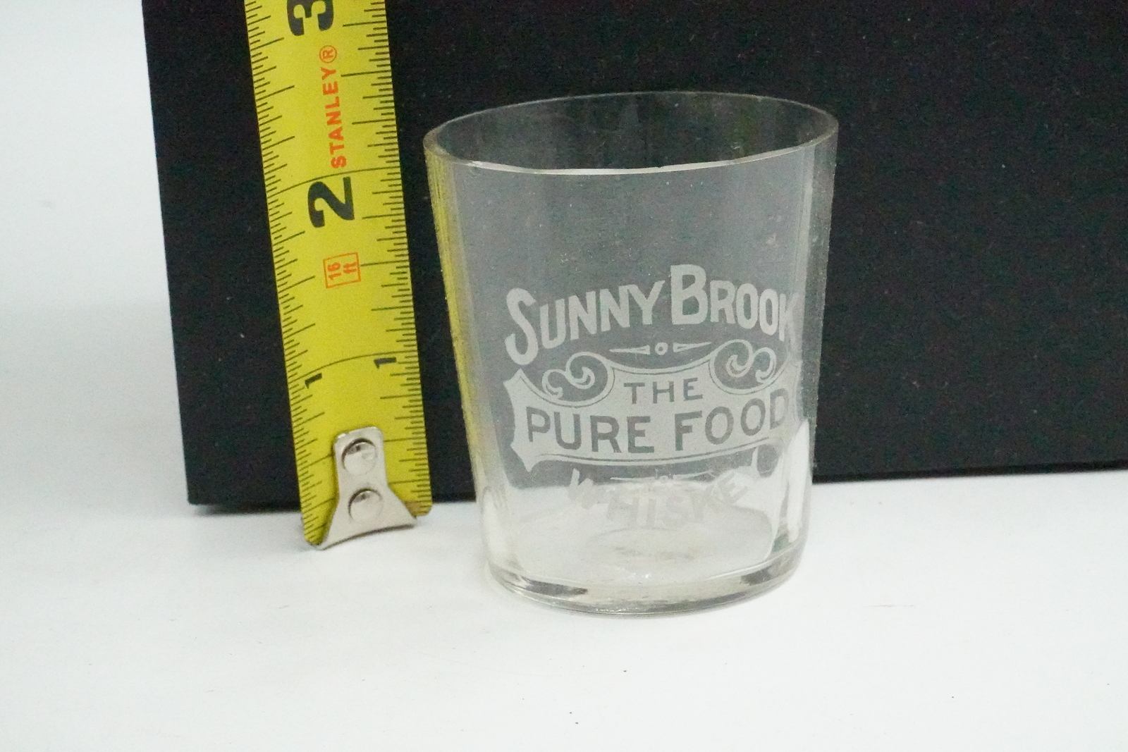 Apothecary Dose Measurement Shot Glass Cup Sunny Brook Pure Food Whiskey