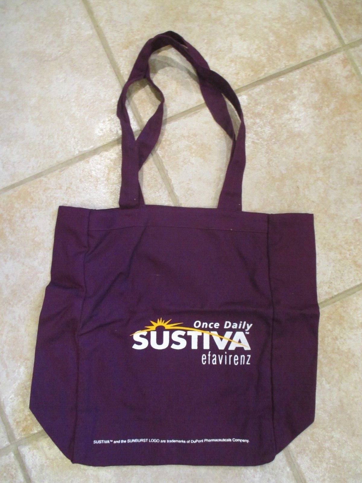 Sustiva DuPont Pharma Drug Rep Pharmaceutical Advertising all cotton tote bag