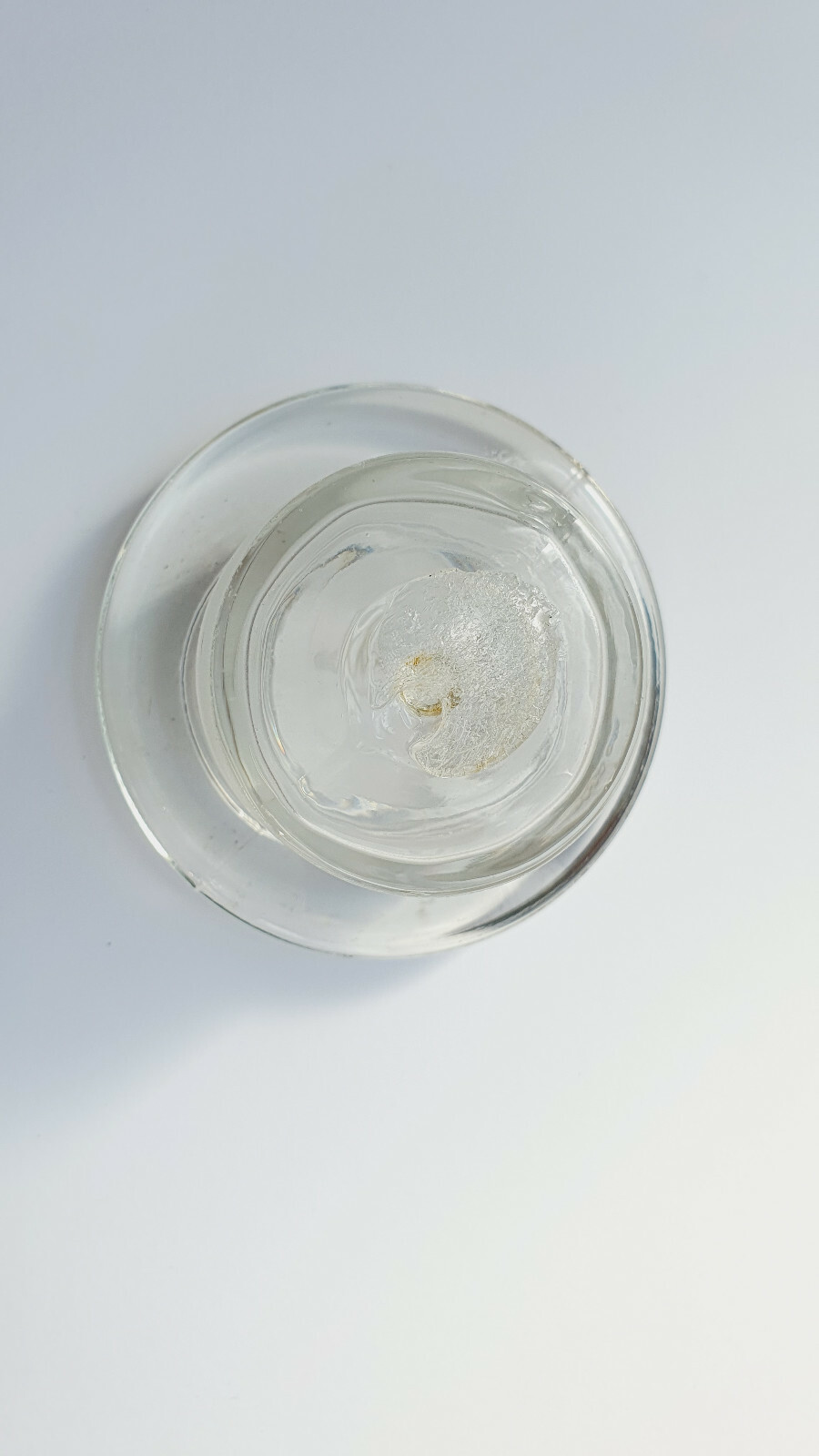 COFFEINUM, Vintage Glass Apothecary Pharmacy Clear Jar, 100 ml, with Cap