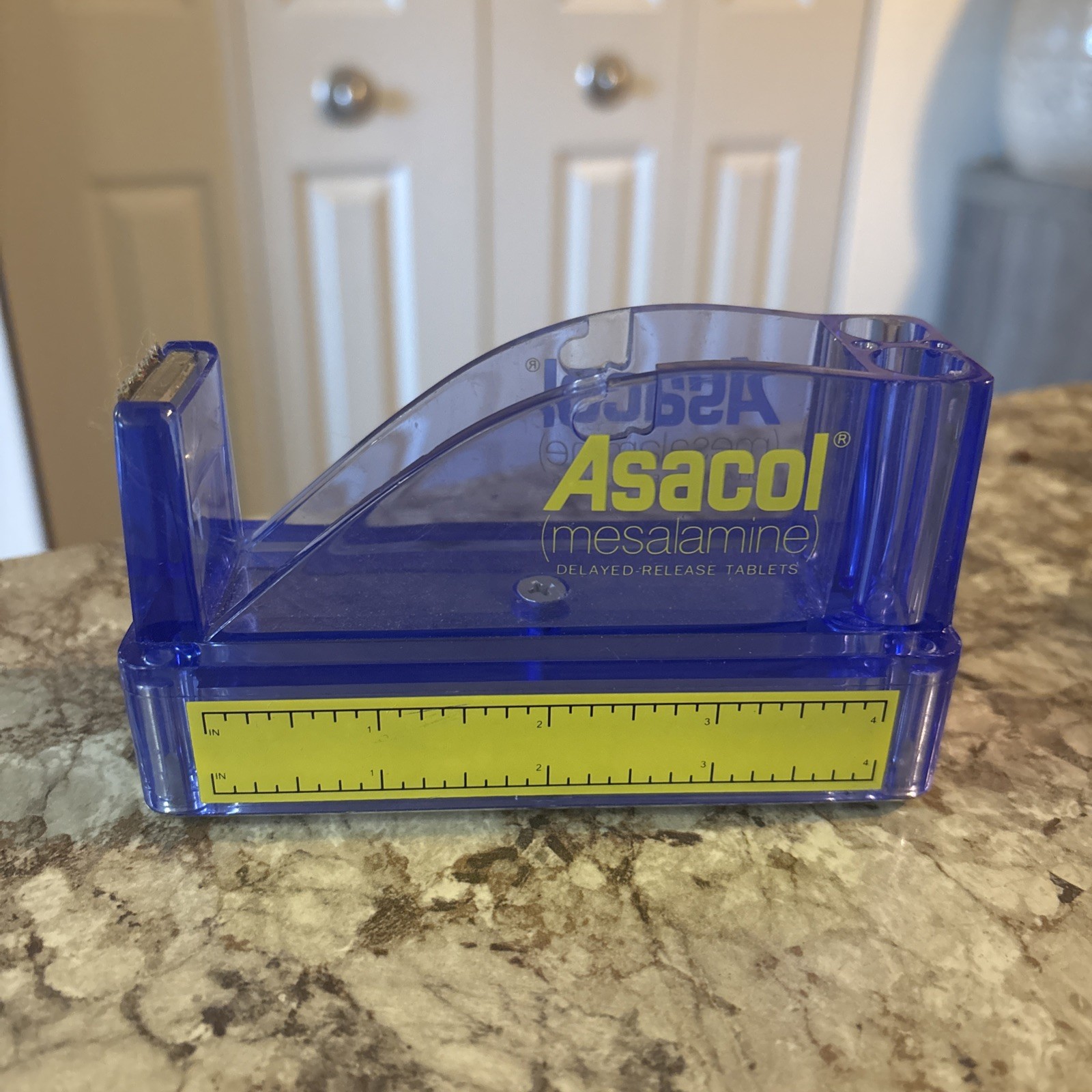Asacol Mesalamine Tablets Pharmaceutical Advertising Tape Dispenser Rare Prop