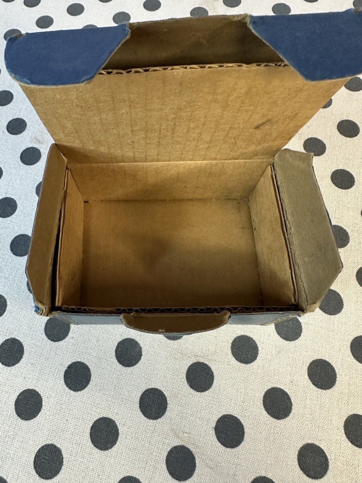 Vintage Pharmaceutical Cardboard Box W/Metal Corners Empty Abbott Labs Medicine