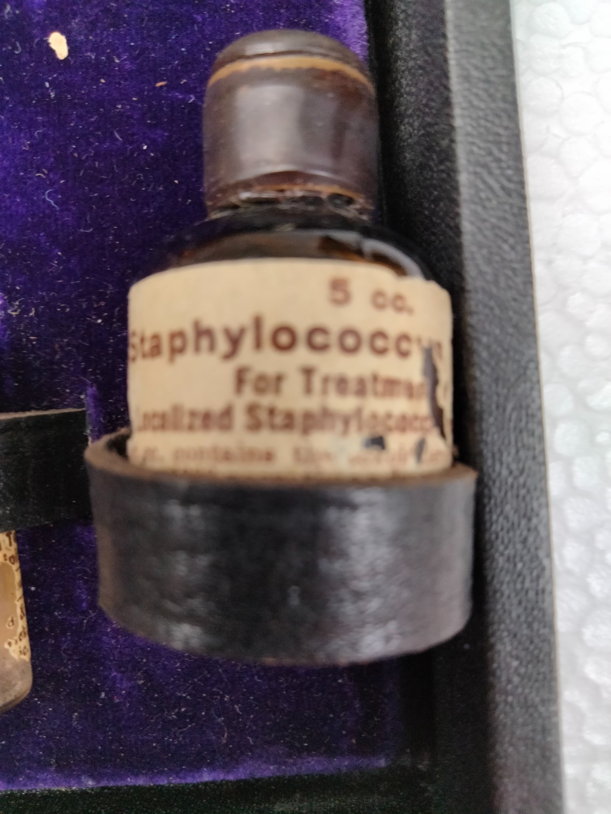 Squibb Pharmaceutical Representative Velvet Lined Sales Kit Early 20th Century