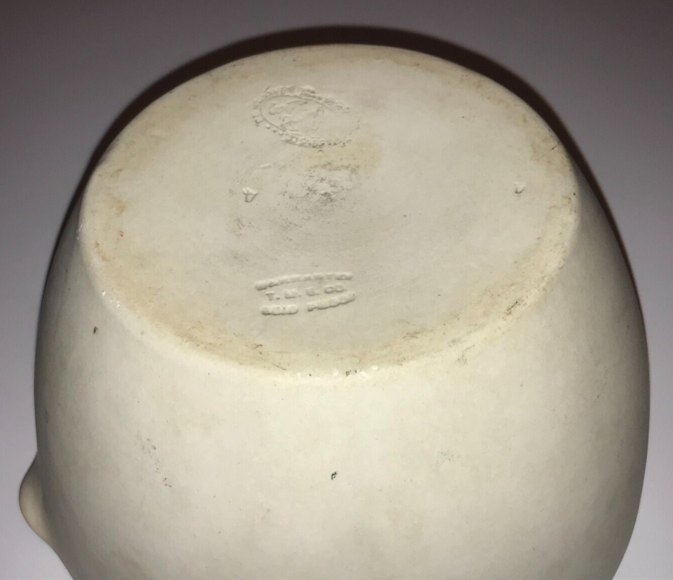 ANTIQUE PHARMACY MORTAR WITH PESTLE THOMAS MADDOCK & SONS T.M.S. ACID PROOF .