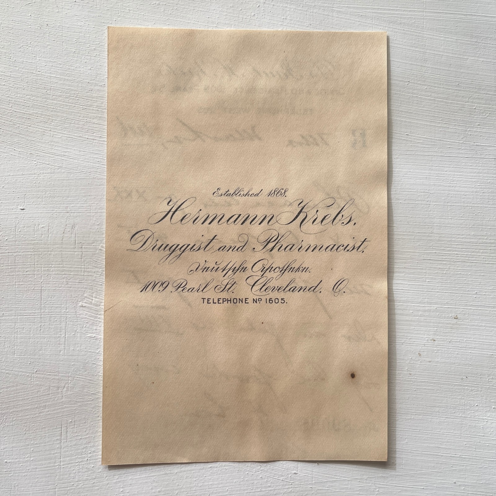 Antique Pharmacy Apothecary Prescription RX 1800s Morphine Codeine Medicine Drug