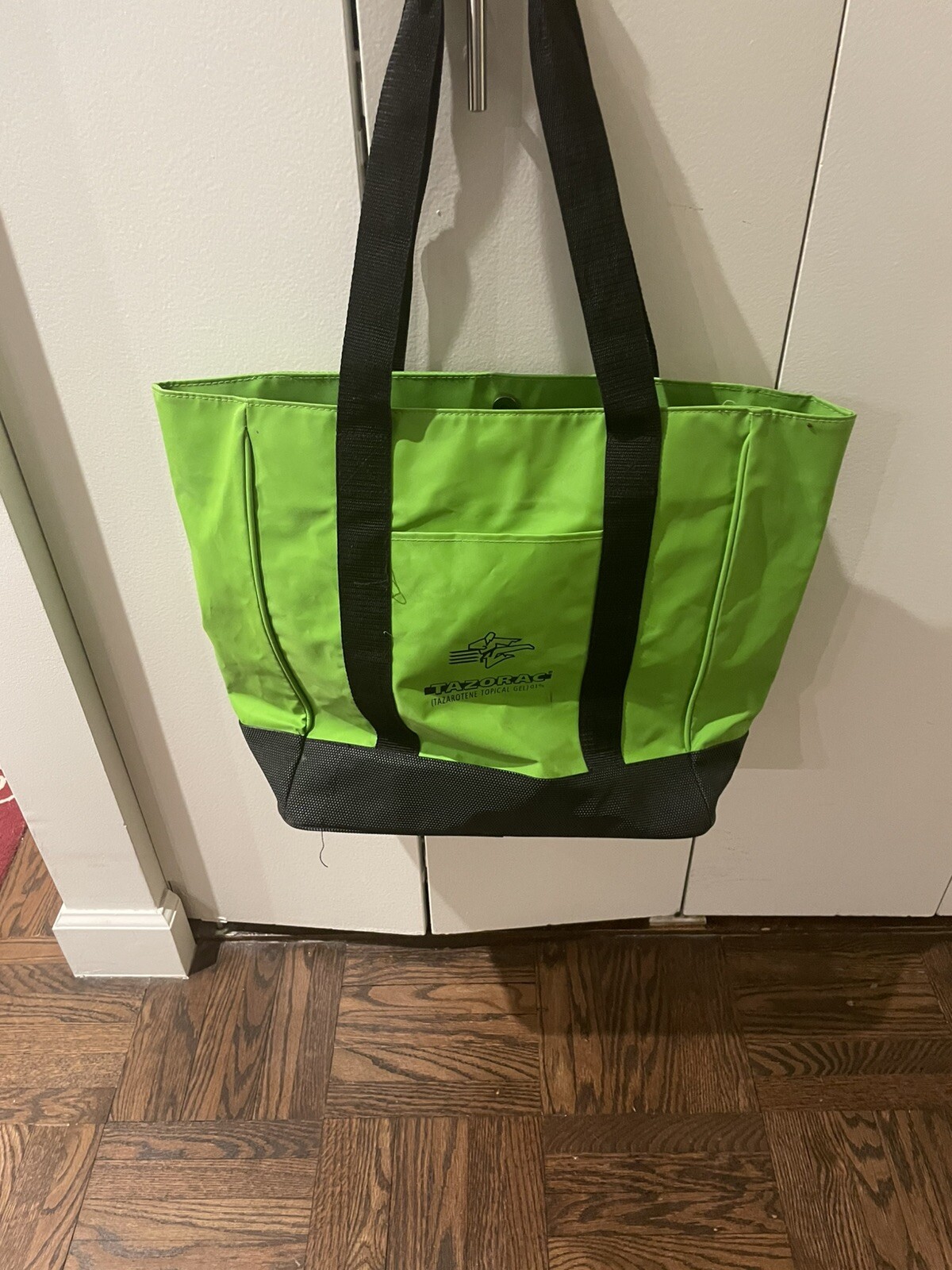 Tazaracl Drug Rep Pharma Merch Large waterproof Tote Bag Green