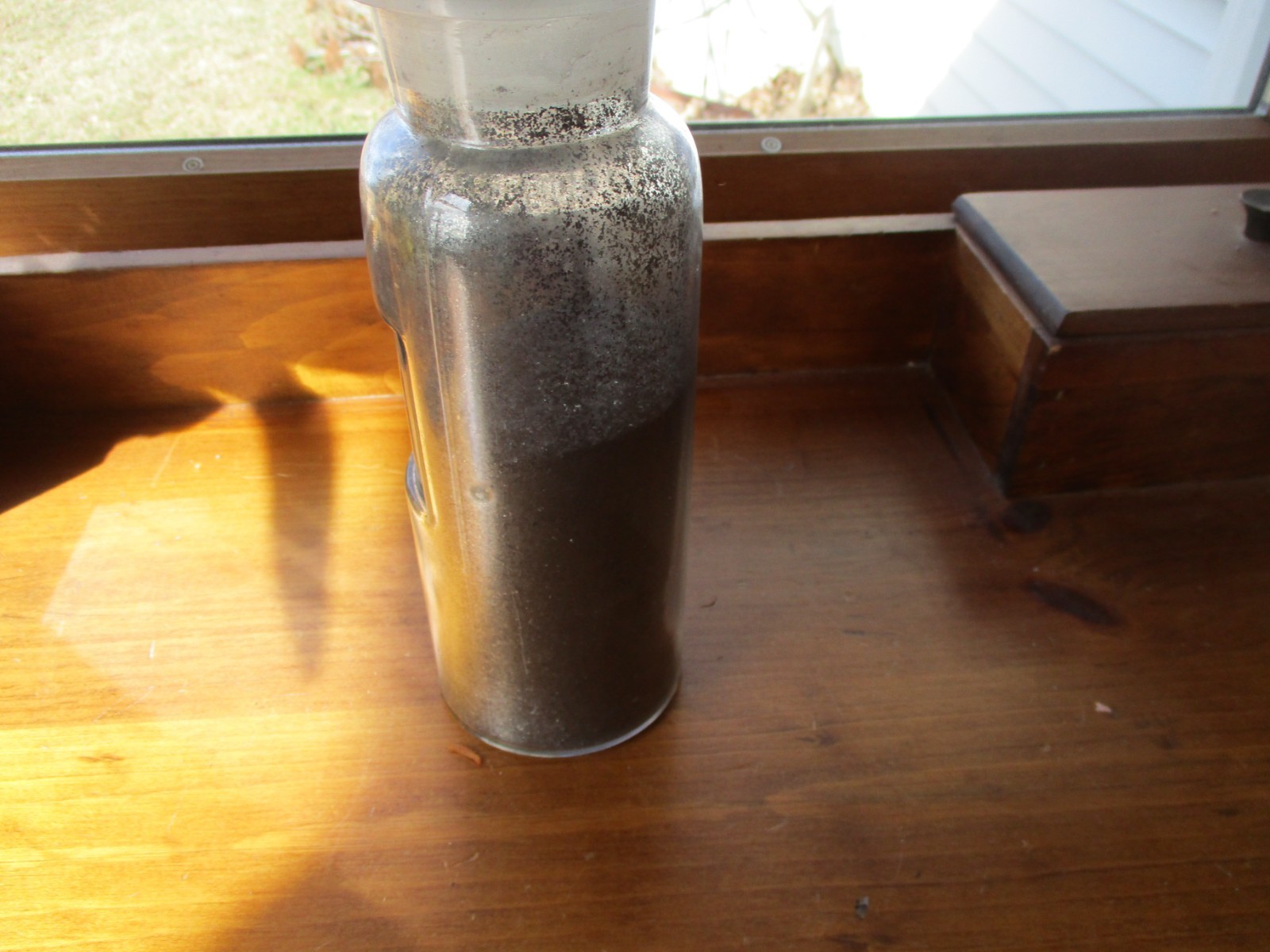 VTG MERCANTILE APOTHECARY GENERAL STORE PHARMACY GLASS DRUG BOTTLE JAR