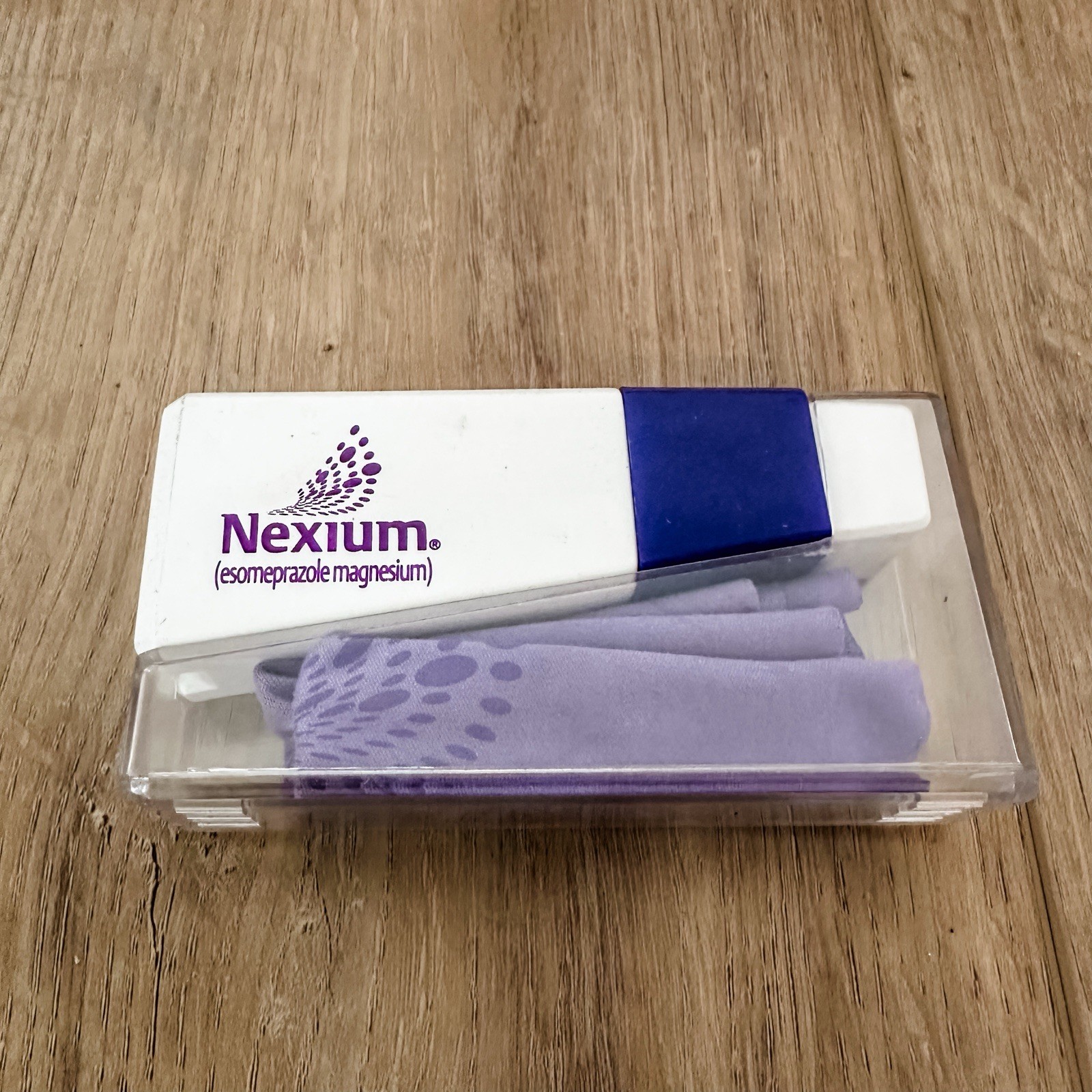 Vintage Nexium Drug Rep Lens Cleaner Spray & Towel