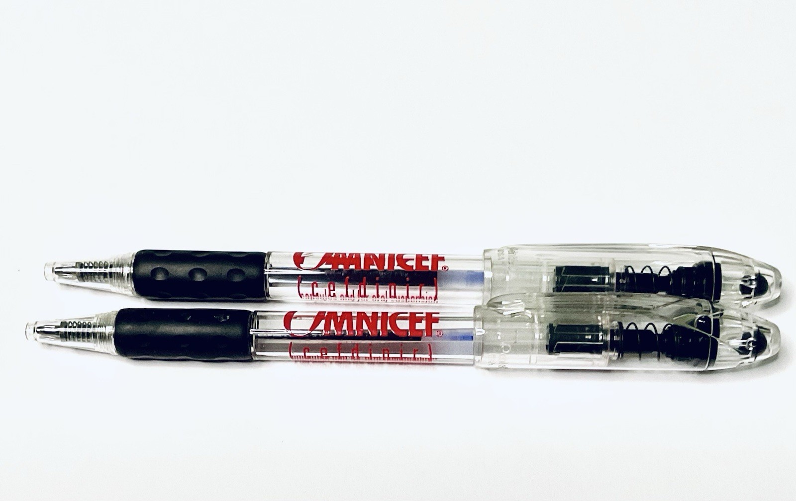 OMNICEF PHARMACEUTICAL REP PENS (2) RETRACTABLE REFILLABLE