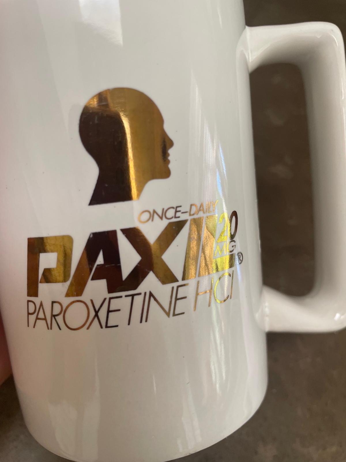 Paxil Paroxetine HCI Pharmaceutical Collectible Pharma Rep Coffee Mug