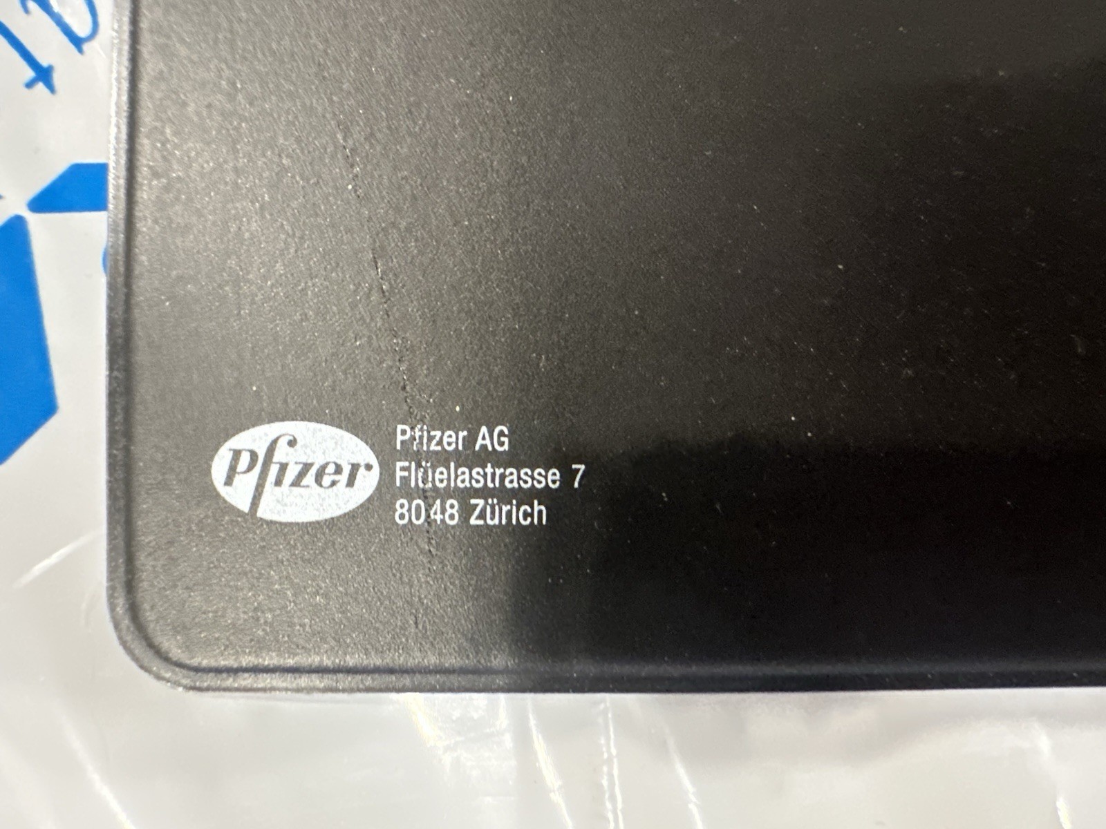 VERY RARE Early Pfizer Viagra Gel Mousepad With Floating Blue Pills Zurich