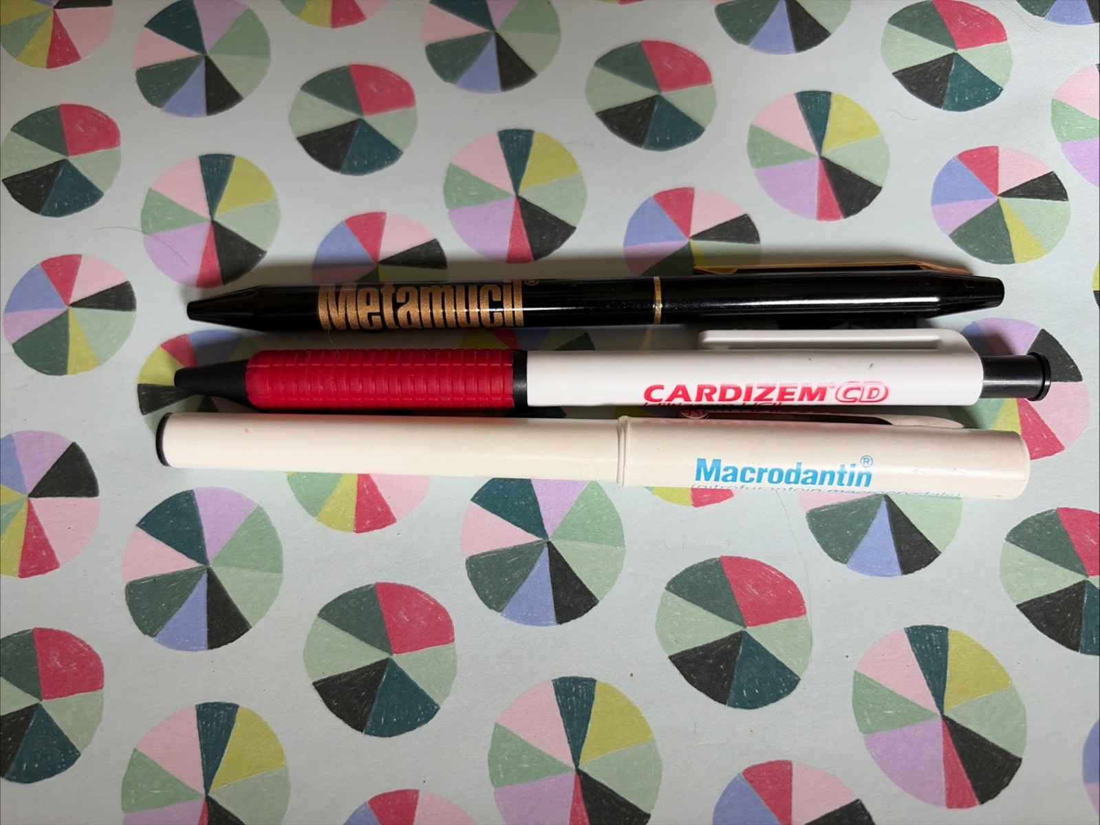 Lot Of 3 Pen Drug Rep Pharmaceutical Promo Medical Advertising Pens