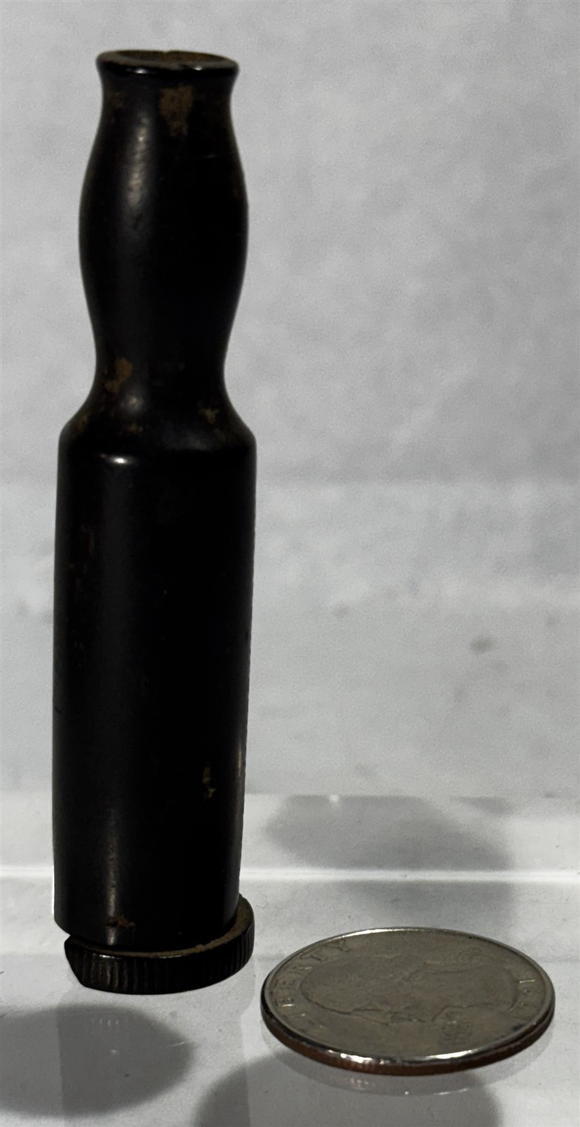 Antique Booth’s Hyomei Pocket Inhaler R.T. Booth Ithaca NY Hard Rubber Quack Med