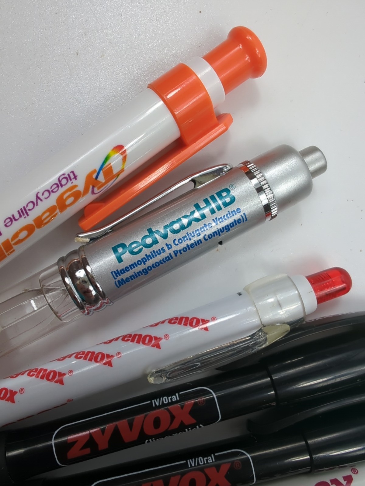 Lot of 7 Drug Rep Pharmaceutical Pens Pharma Medical Advertising Collectible