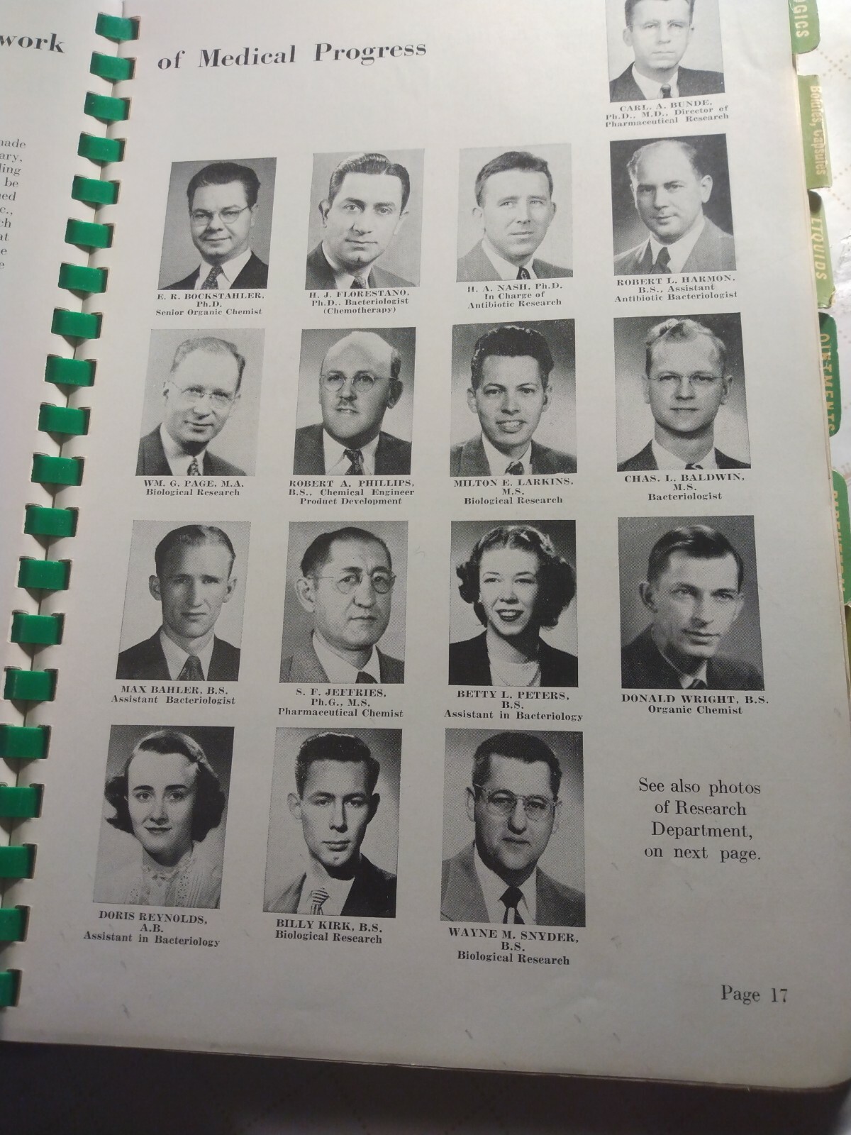 Pitman-Moore Company Division of Allied Laboratories Inc. Catalog 1951