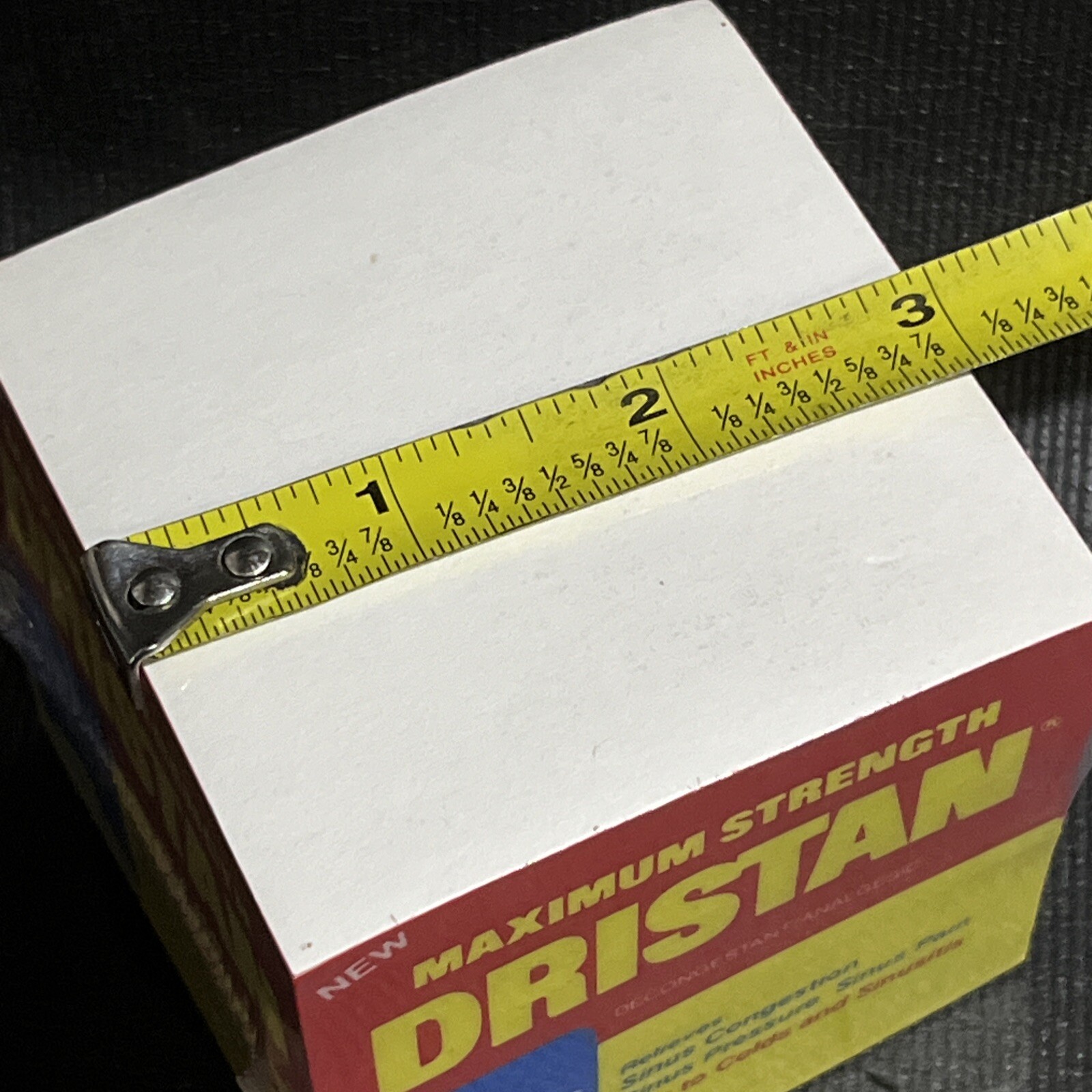 Sticky Note Pad Dristan Decongestant Analgesic Pharmaceutical Drug Rep Promo NEW