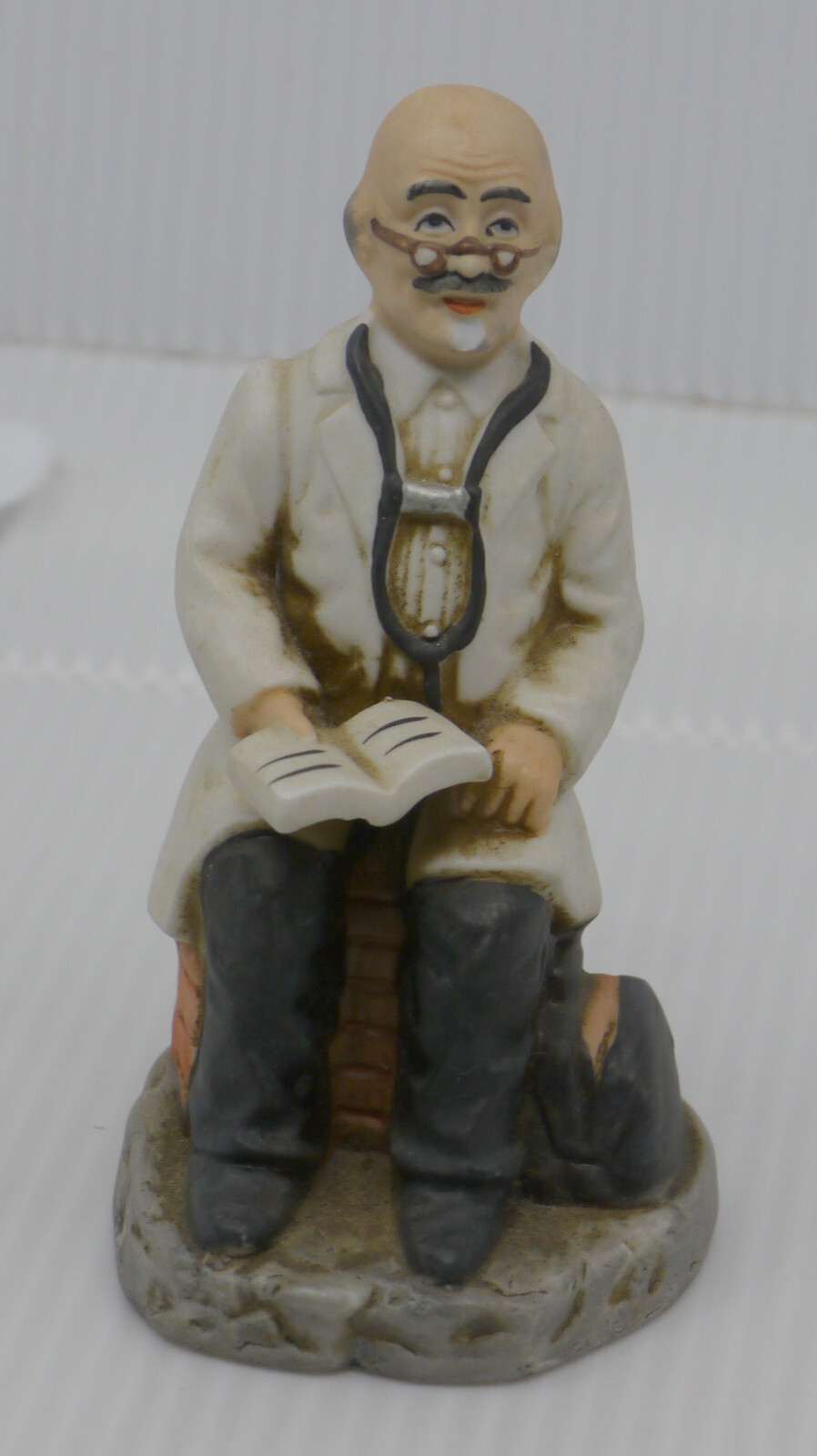 VINTAGE AYERST PHARMACEUTICAL ADVERTISING, PROMOTIONAL PORCELAIN DOCTOR FIGURINE