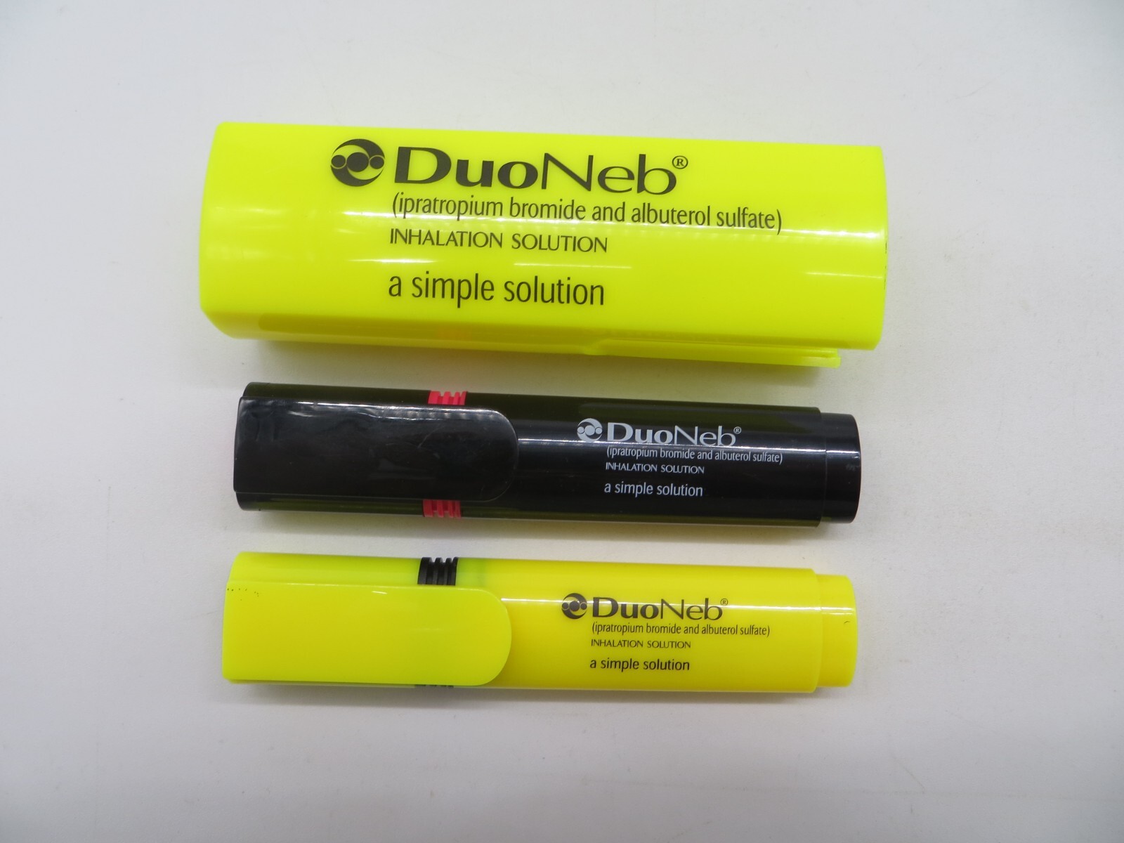 Drug Rep Promo Hi-Lighter DuoNeb doctors office promotional item