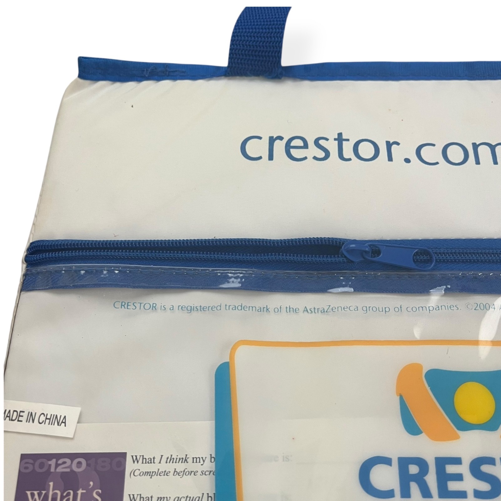 VTG PGA Crestor Rosuvastatin Pharma Drug Rep Advertising Seat Cushion Golf 2004