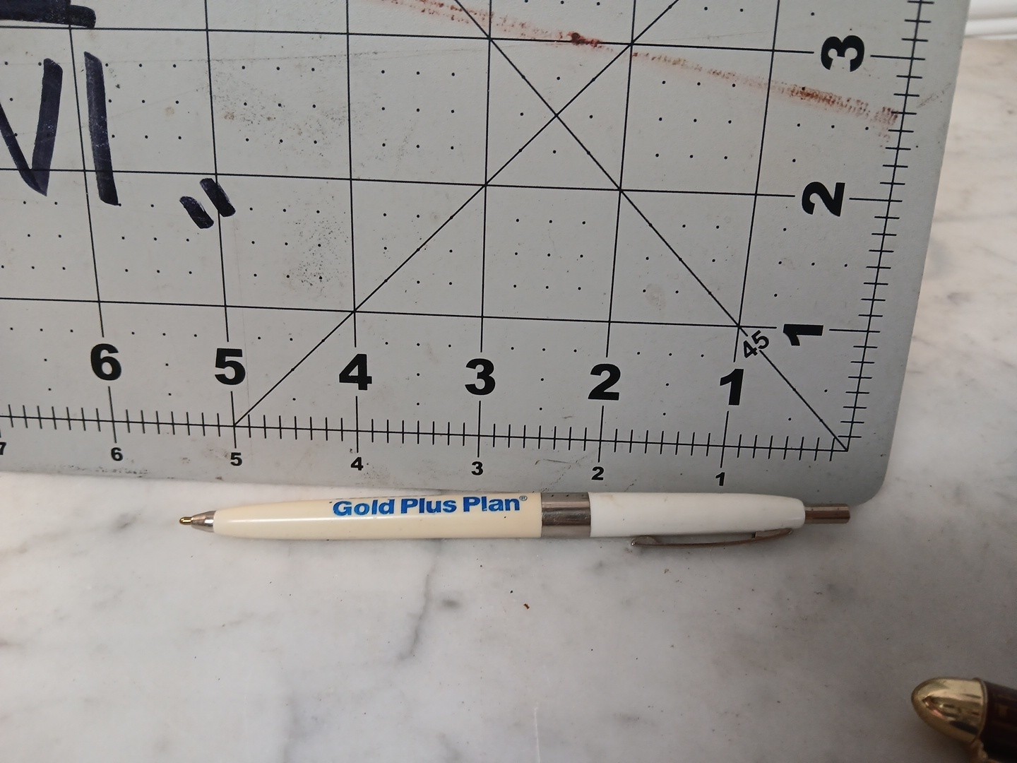 Vintage Humana Gold Plus Plan advertising pen pharma brands used