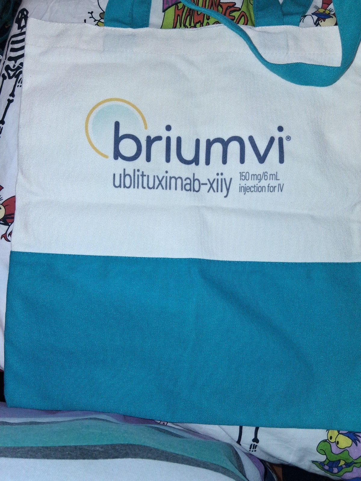 Vintage Briumvi Tote Bag Pharmaceutical Advertising
