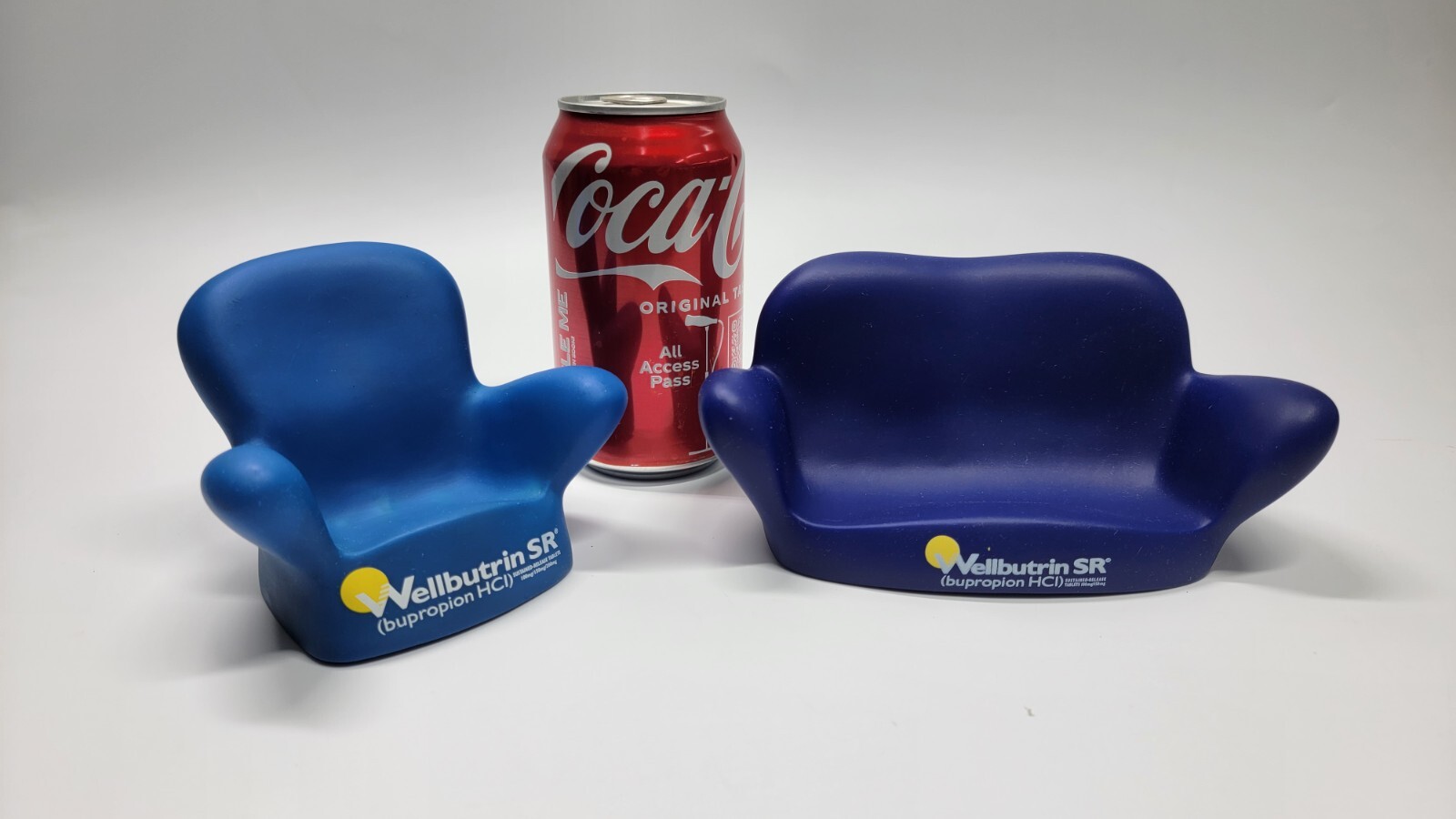 Vintage 1990’s Glaxo Smith Kline Mini Couch Chair Set Pharmaceutical Promo