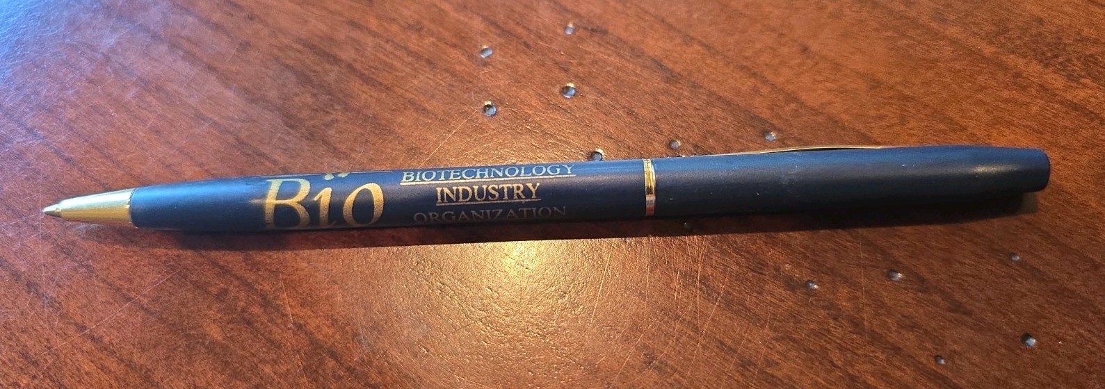 Bio Biotechnology Industry Slim Metal Pen Pharmaceutical Drug Rep Promo