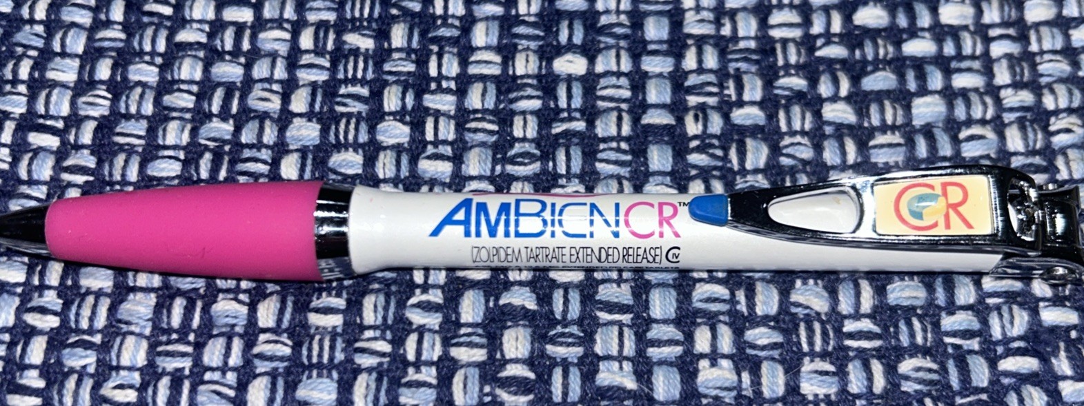 Drug Rep AMBIEN CR Collectible Heavy Metal Pen RARE
