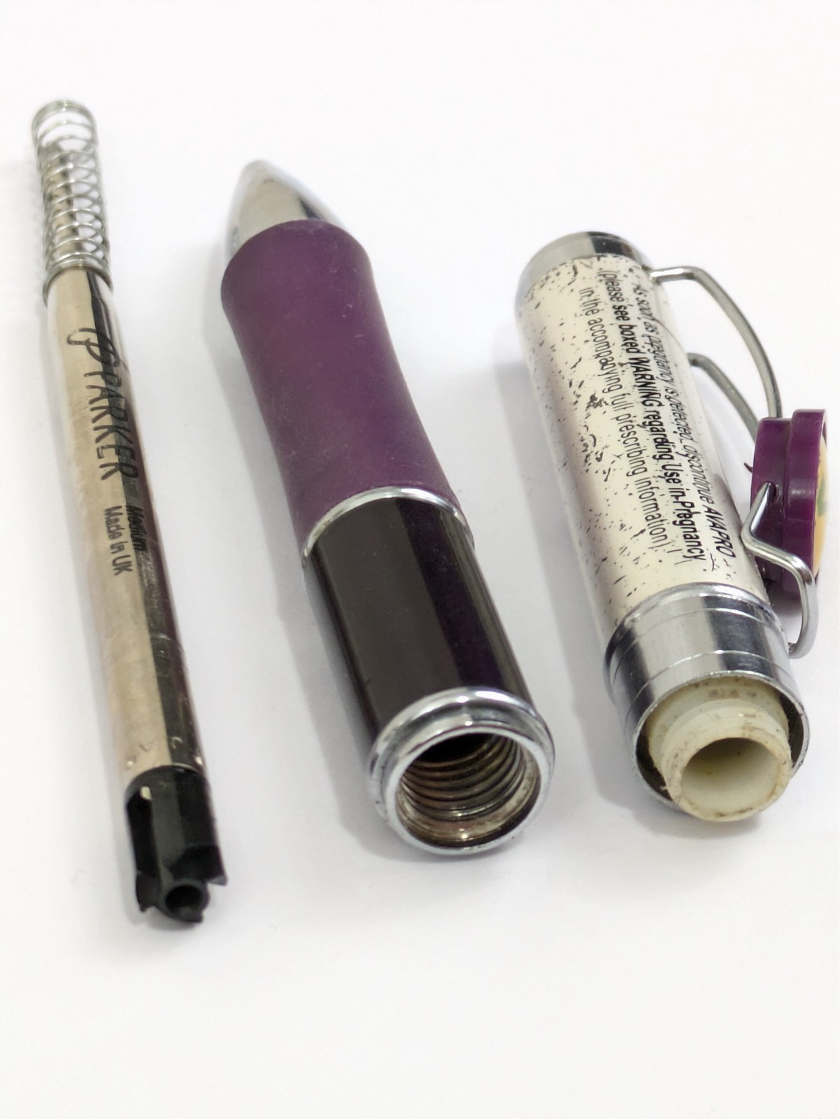 Avapro Drug Rep Pen Pharmaceutical Advertising Collectible Twist Metal Ballpoint