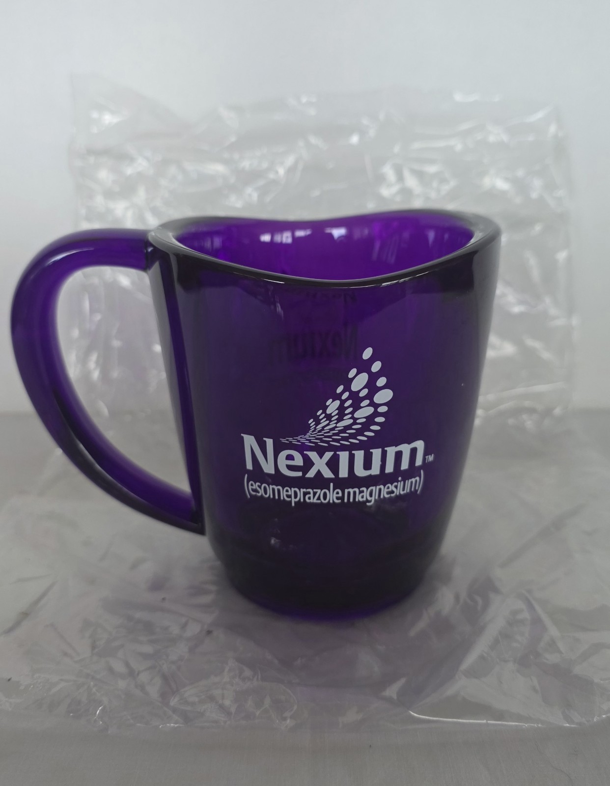 Nexium Mug The Purple Pill AstraZeneca AZ Pharmaceutical Advertising Promotional