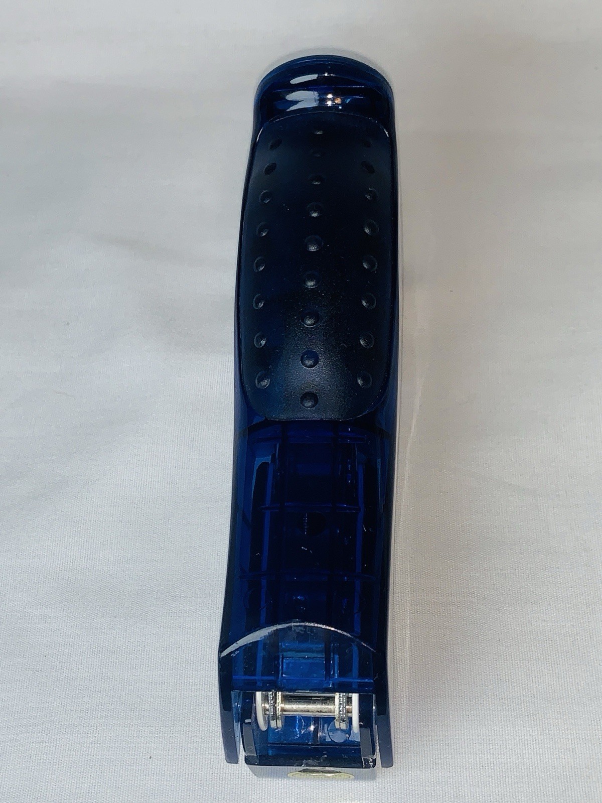 Vintage SINGULAIR Drug Rep Stapler – Blue Stand-Up Desktop Collectible Rare