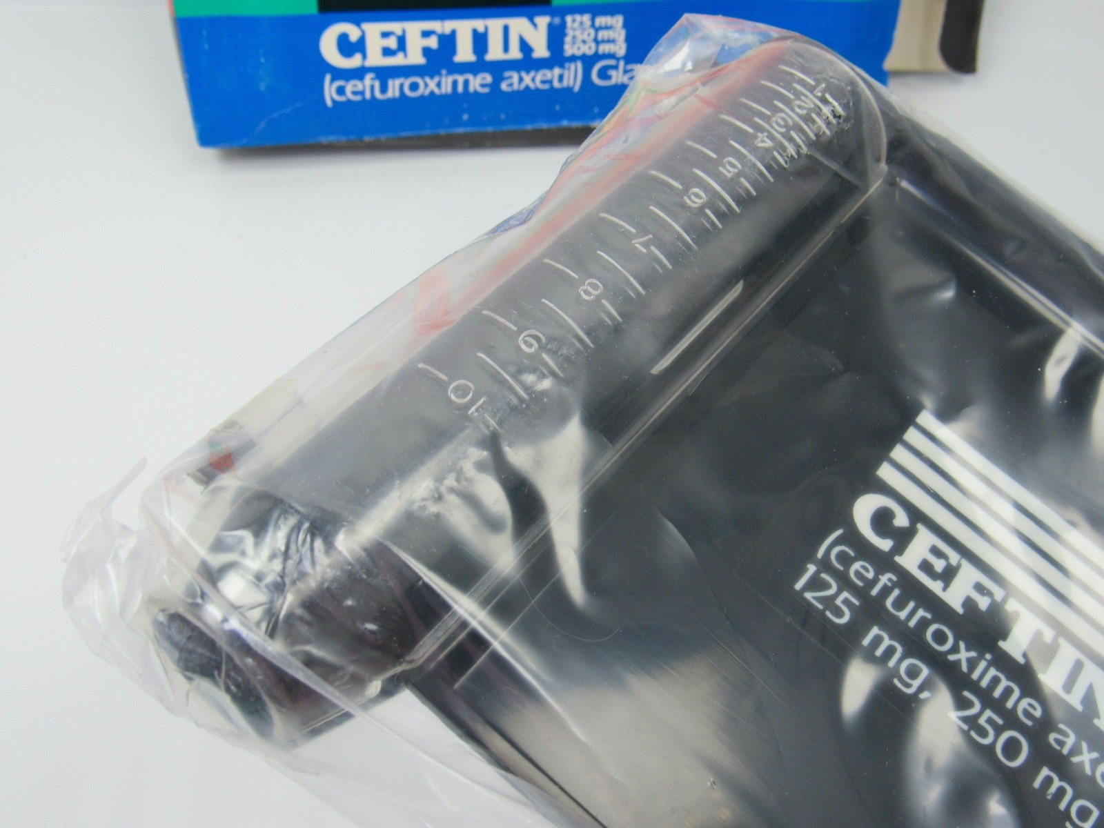 Rare Ceftin Pharmacy Counting Tray in Original Box Drug Rep Pharmaceutical Promo