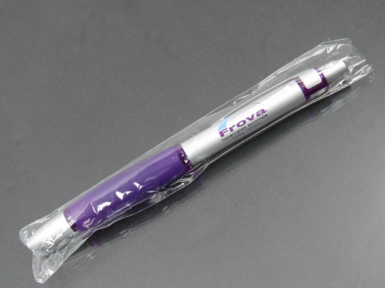 Purple FROVA Metal Clad PEN Drug Rep Pharmaceutical Promo Medical Advertising