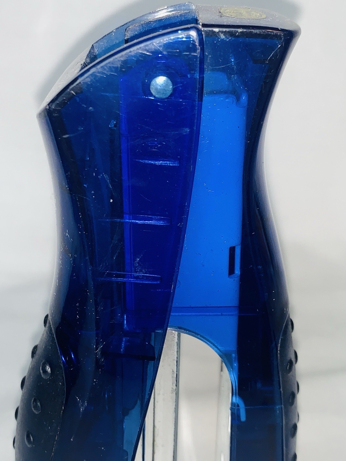 Vintage SINGULAIR Drug Rep Stapler – Blue Stand-Up Desktop Collectible Rare