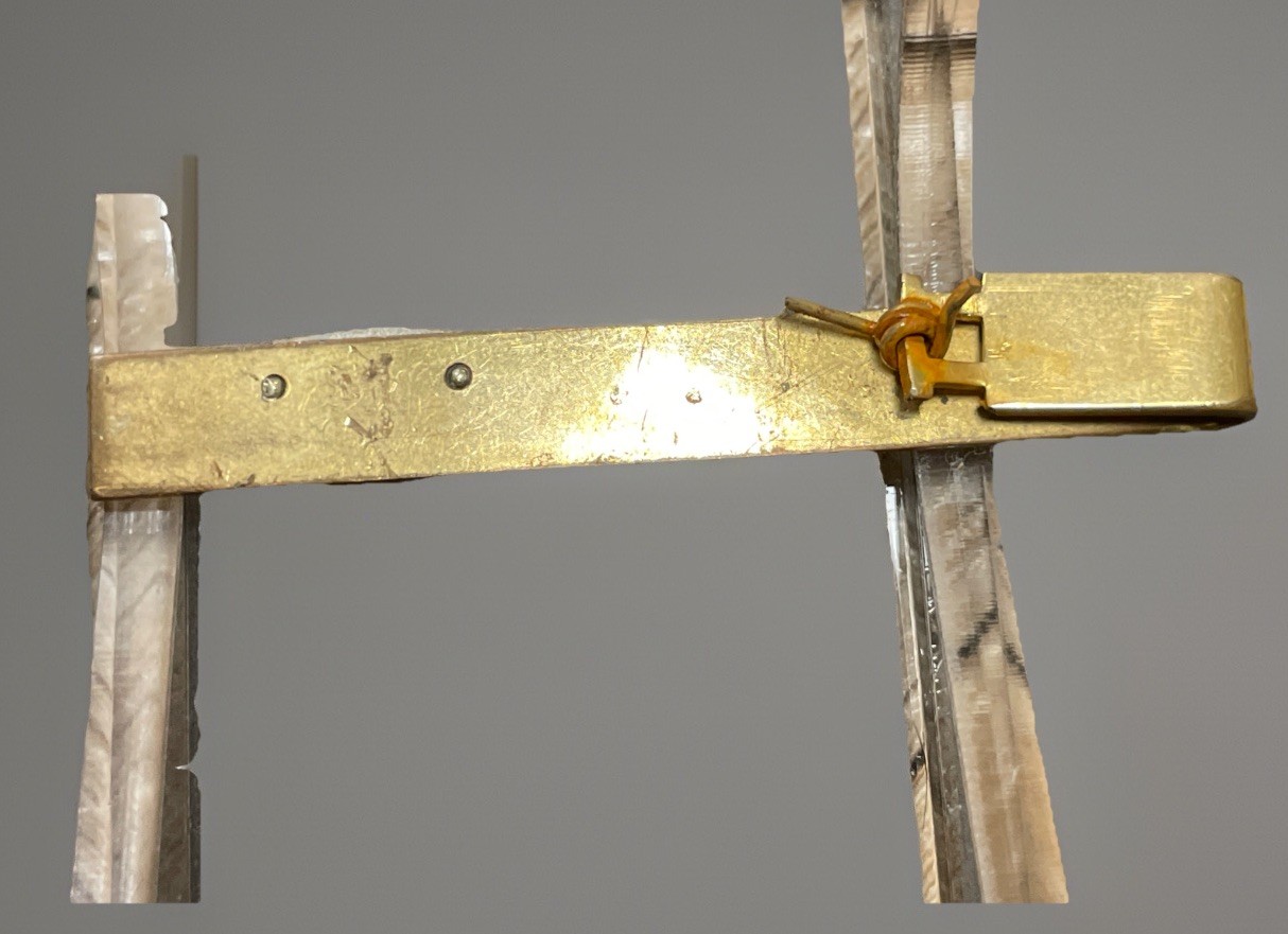 Vintage Walgreens Employee Tie Clip Gold w/ Green Stones 1960s–80s