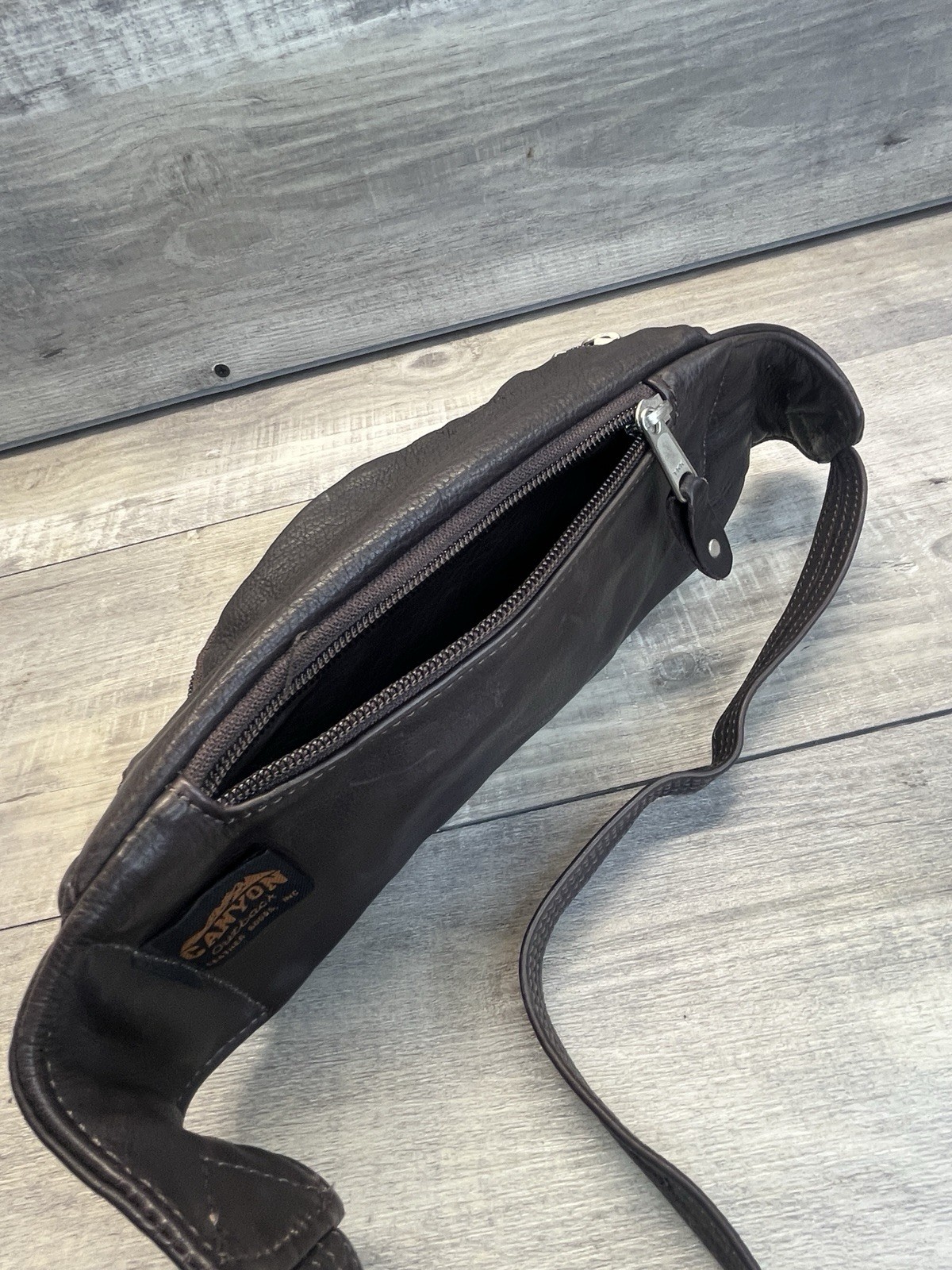 NAROPIN Leather Fanny Pack Drug Pharmaceutical Rep Promo Advertising Canyon