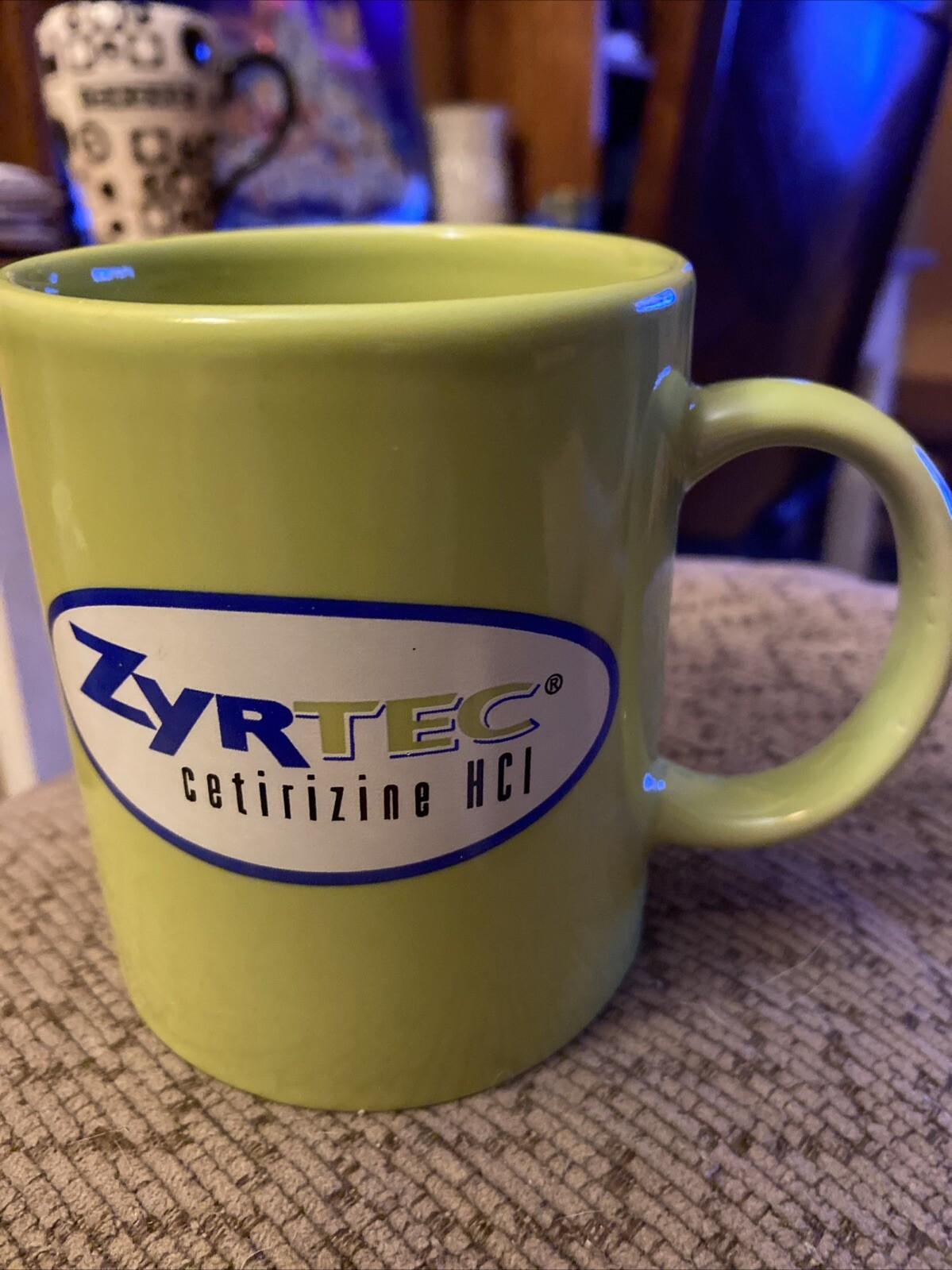 Zyrtec Pharma Drug Rep Ceramic Coffee Mug / Tea Cup – Doctor Nurse – RARE