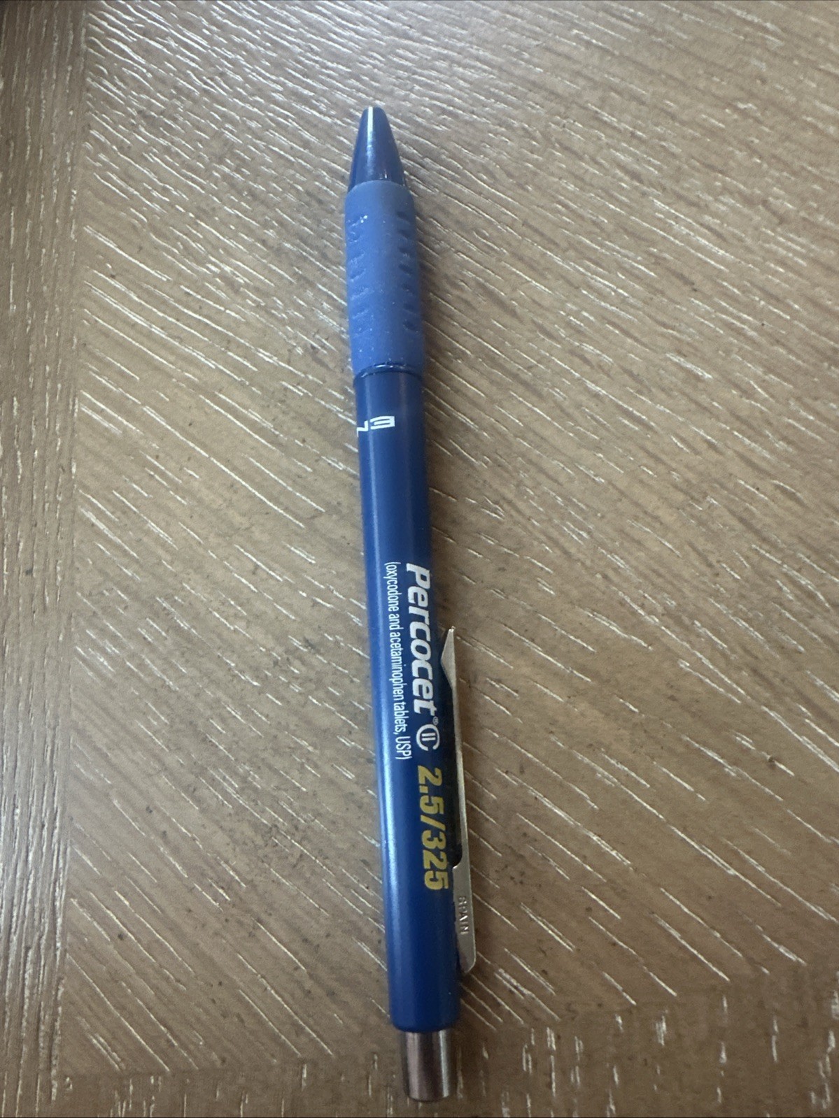 PERCOCET 2.5/325 Pharmaceutical Promo Ink Pen Black ink