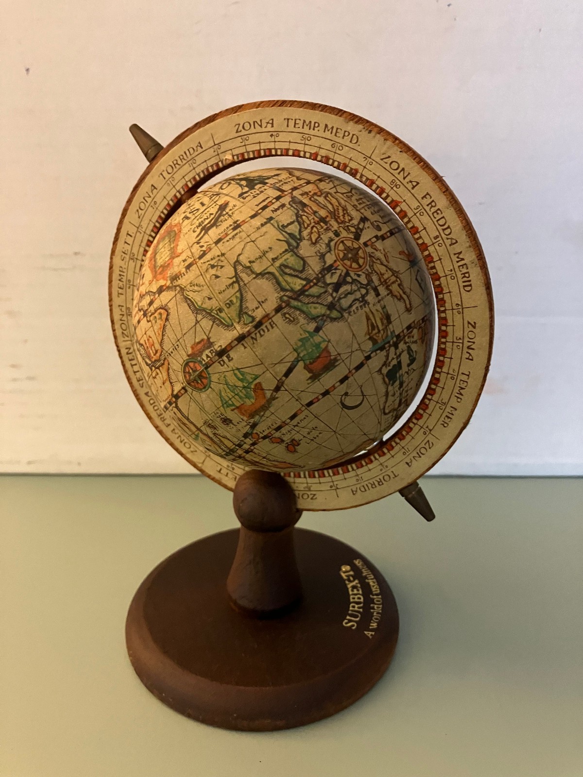 VINTAGE SURBEX-T PHARMACEUTICAL REP DRUG ADVERTISING WORLD GLOBE