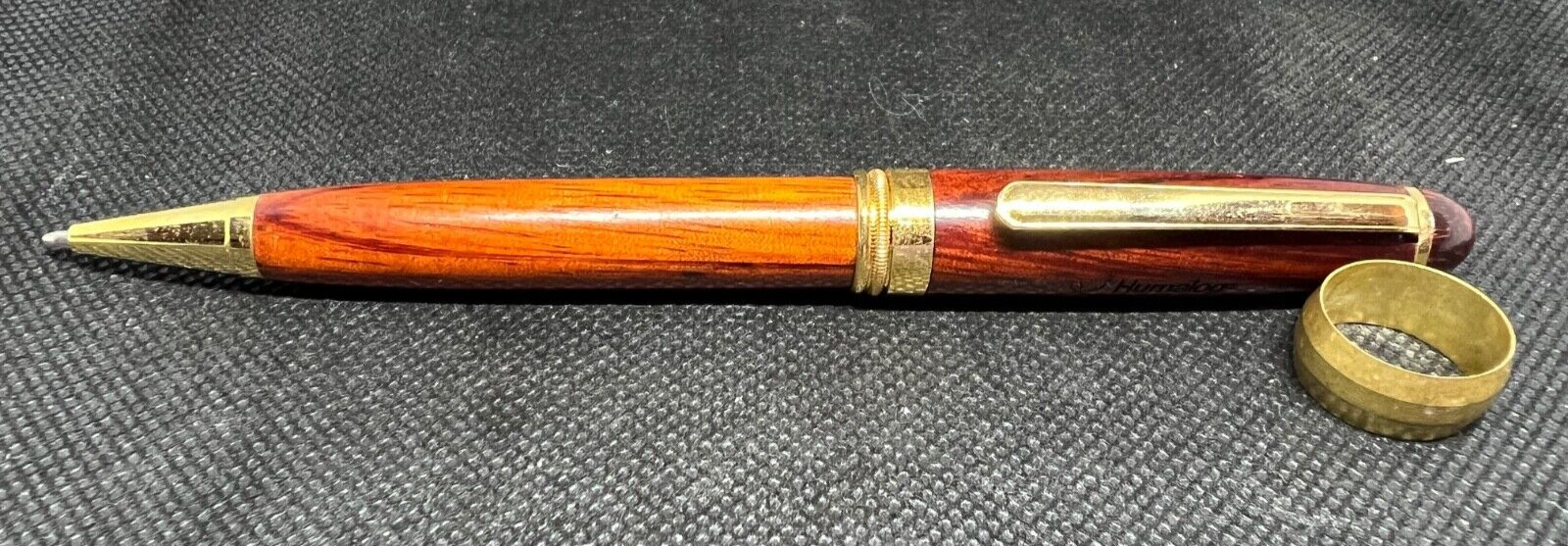 HUMALOG Wood & Metal Medical Drug Rep Pharmaceutical Pen Collectible Advertising