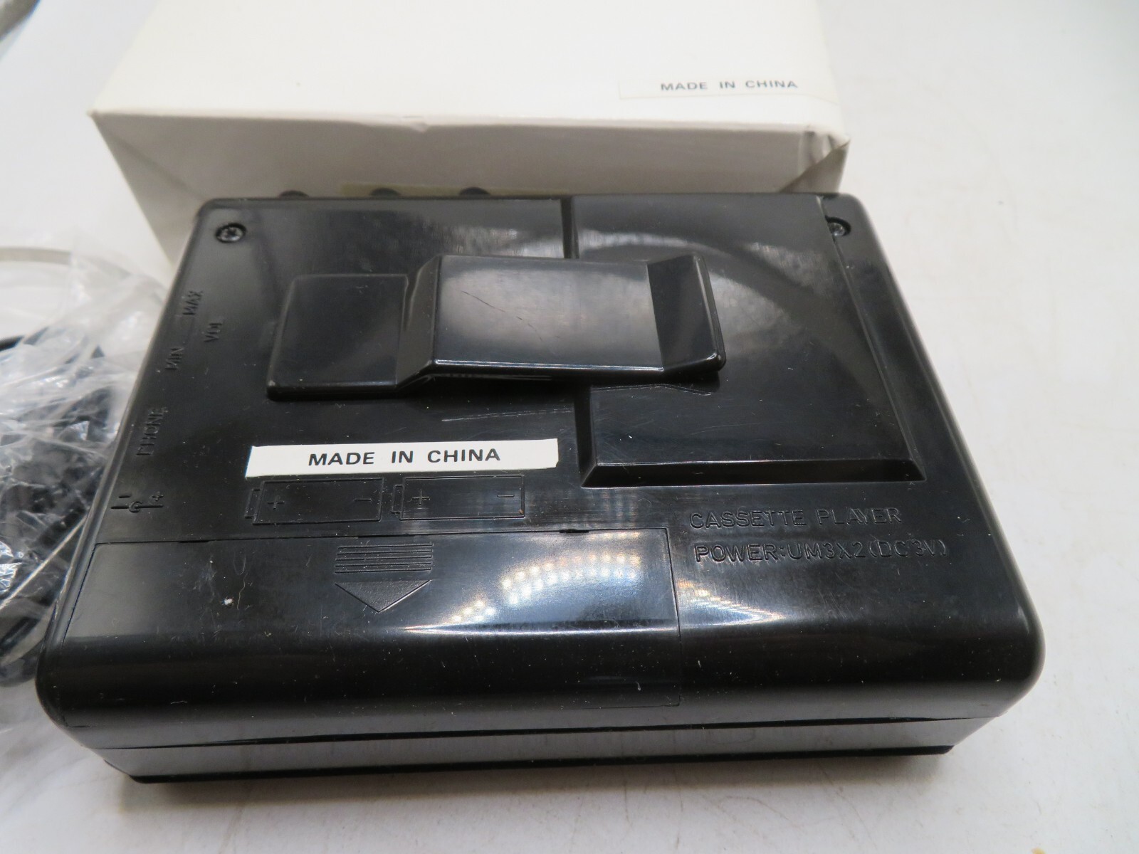 Vintage Upjohn Pharmaceuticals Granule Colestid CASSETTE PLAYE WITH HEADSET BOX