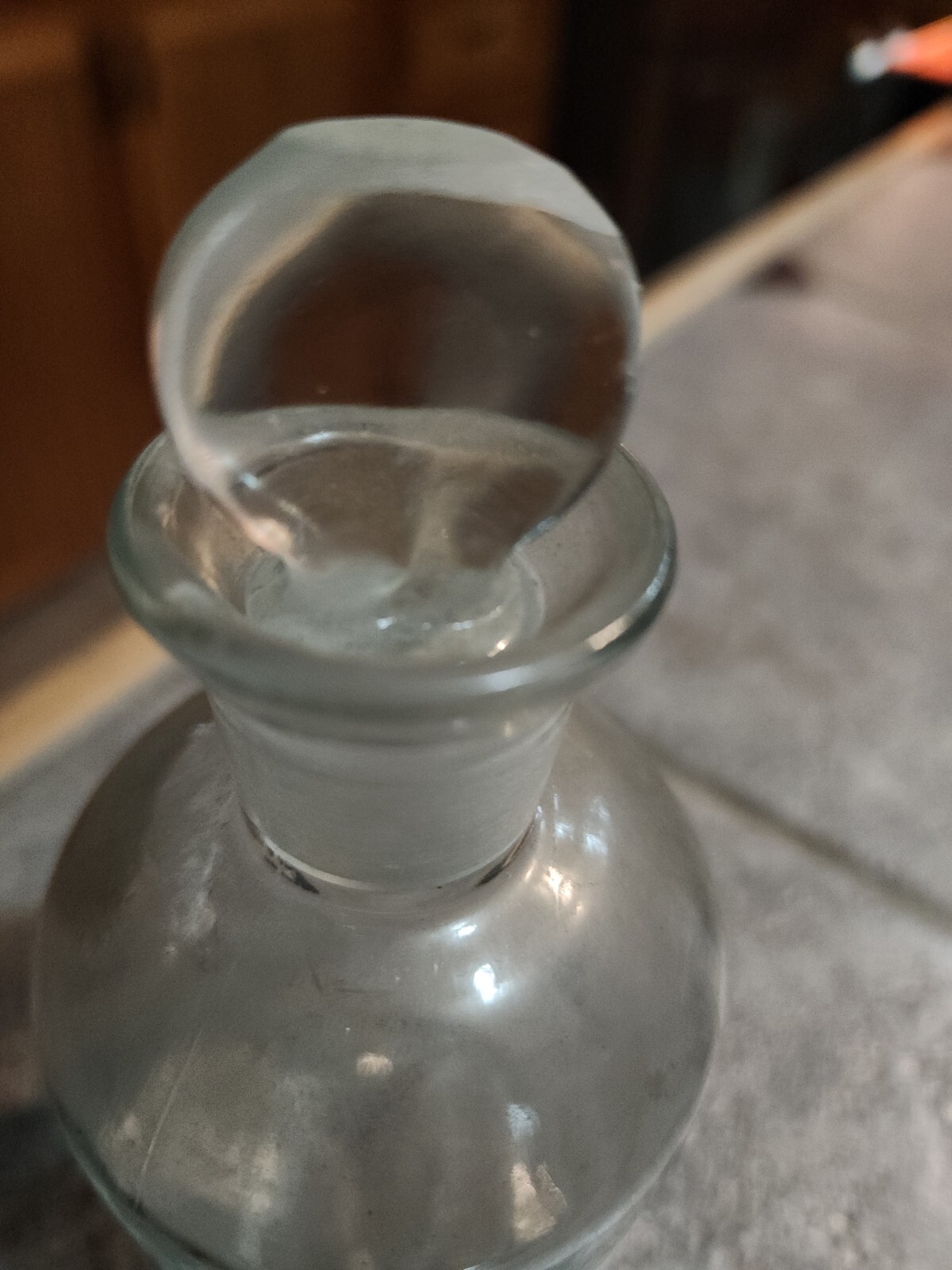 Wheaton Glass Lab Bottles with Glass Stoppers USA Numbered Vitro